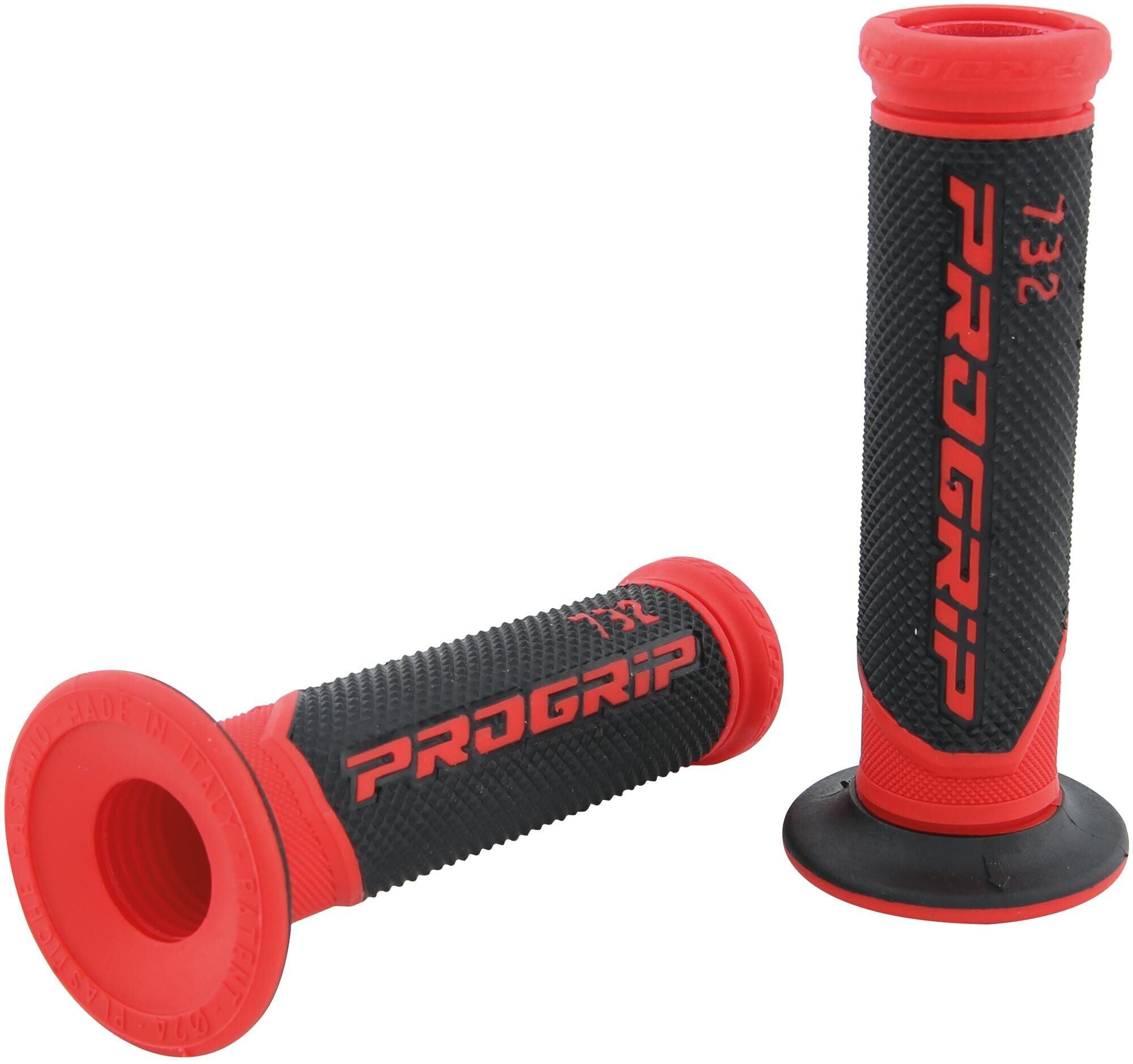 Chwyty Progrip 732 125 mm otwarte czarno-czerwone