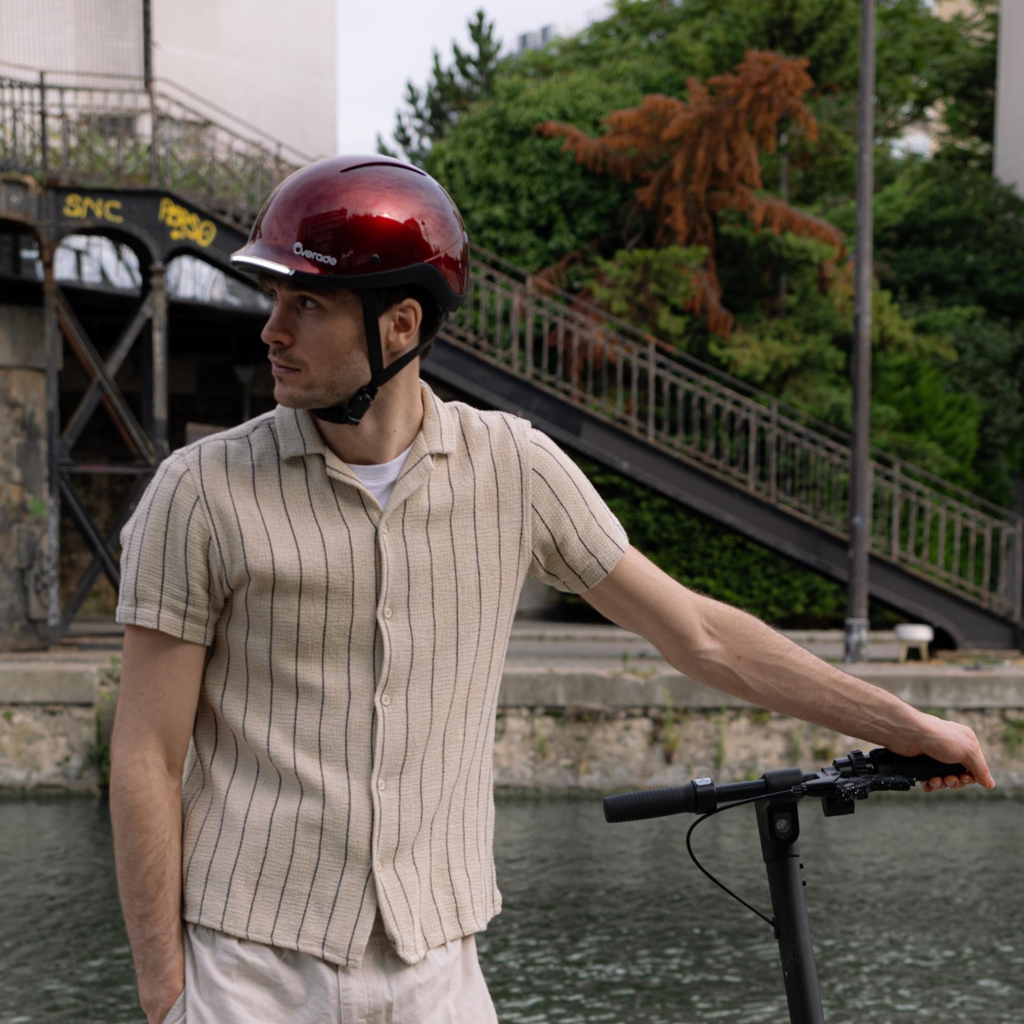 Casque LIFE avec éclairage Puissant Avant/Arrière et Clignotants - Taille unique 4/7