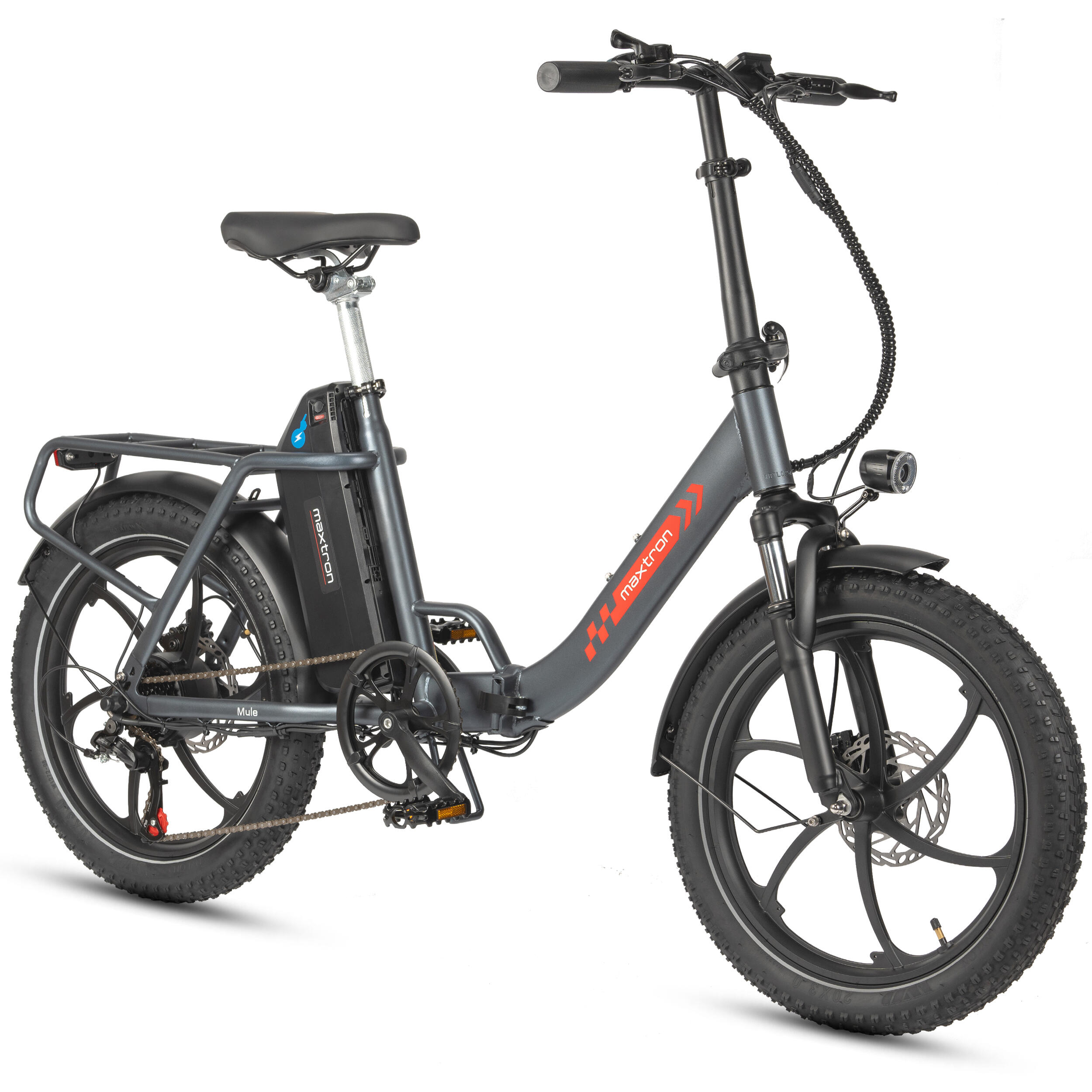 MULE Bicicletta elettrica pieghevole 20" 250W 48V 20Ah fino a 70 km 7 velocità 2/5