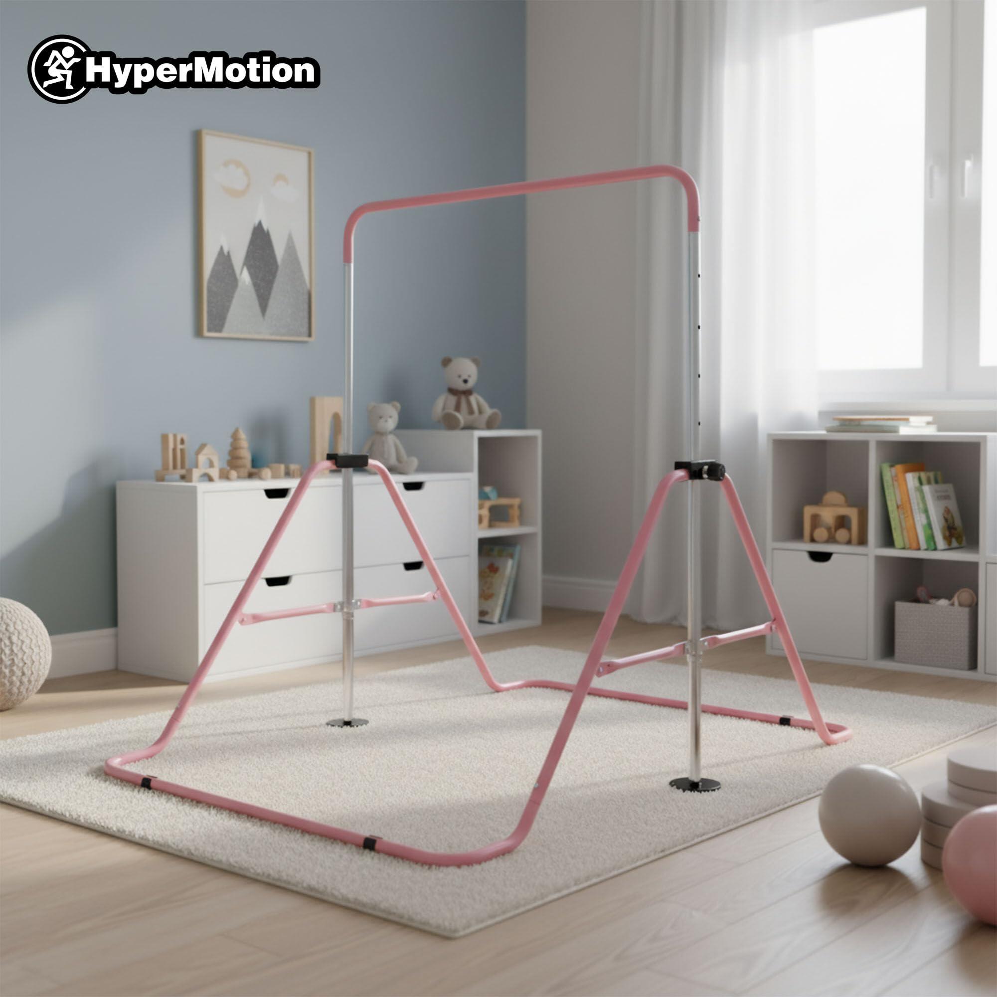 Turnbalk – unisex – instelbaar 88-129 cm, inklapbaar – roze 9/9