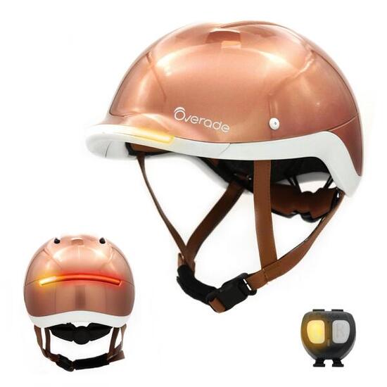 Casque LIFE avec éclairage Puissant Avant/Arrière et Clignotants - Taille unique