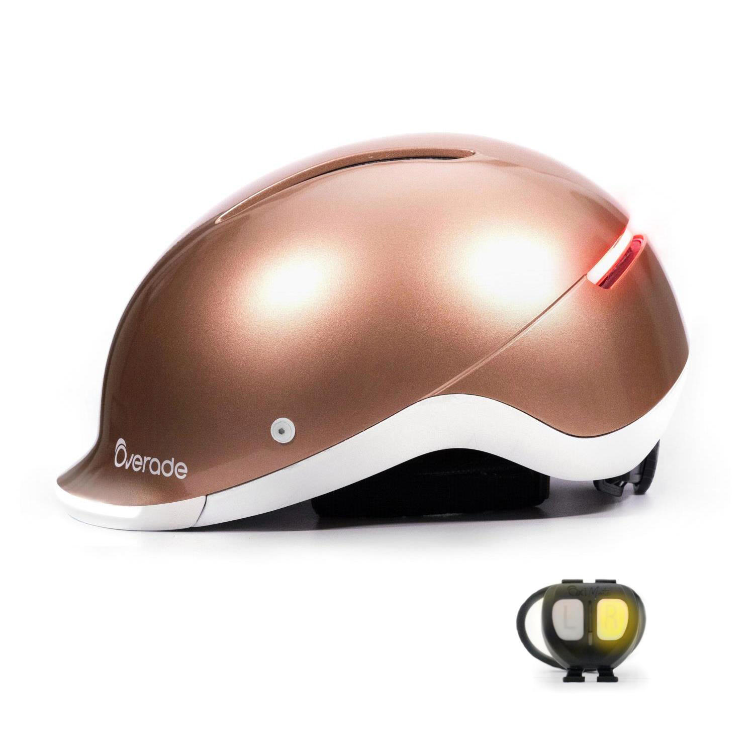 LIFE-Helm mit starker Beleuchtung vorne/hinten und Blinklichtern - Einheitsgröße 6/7