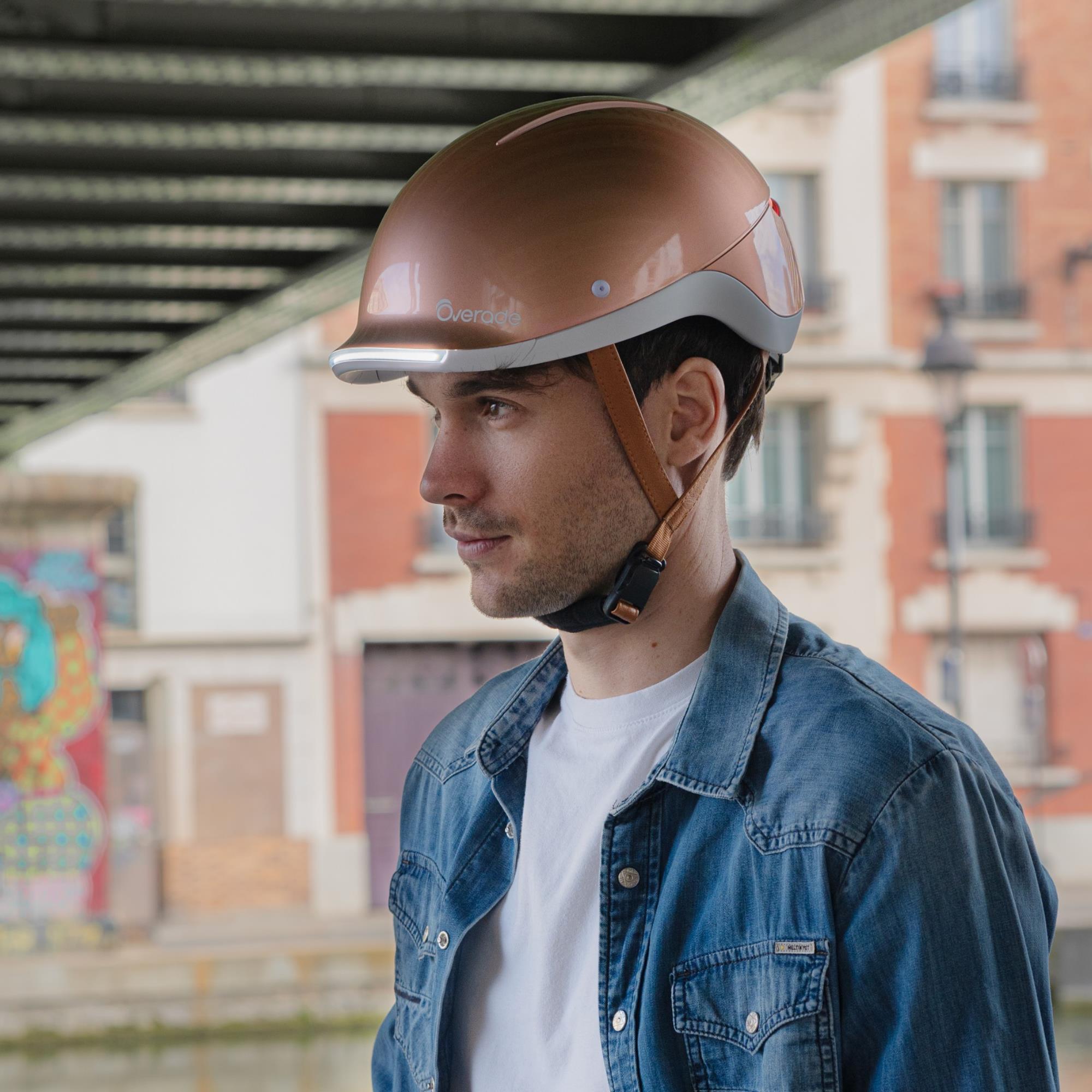 LIFE-Helm mit starker Beleuchtung vorne/hinten und Blinklichtern - Einheitsgröße 5/7