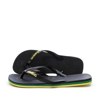 Infradito Uomo Havaianas Brasil Layers Nero/Giallo