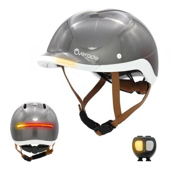 Casque LIFE avec éclairage Puissant Avant/Arrière et Clignotants - Taille unique