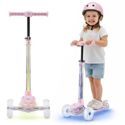 Driewielige kinderledscooter met verstelbaar stuur, hypermotion