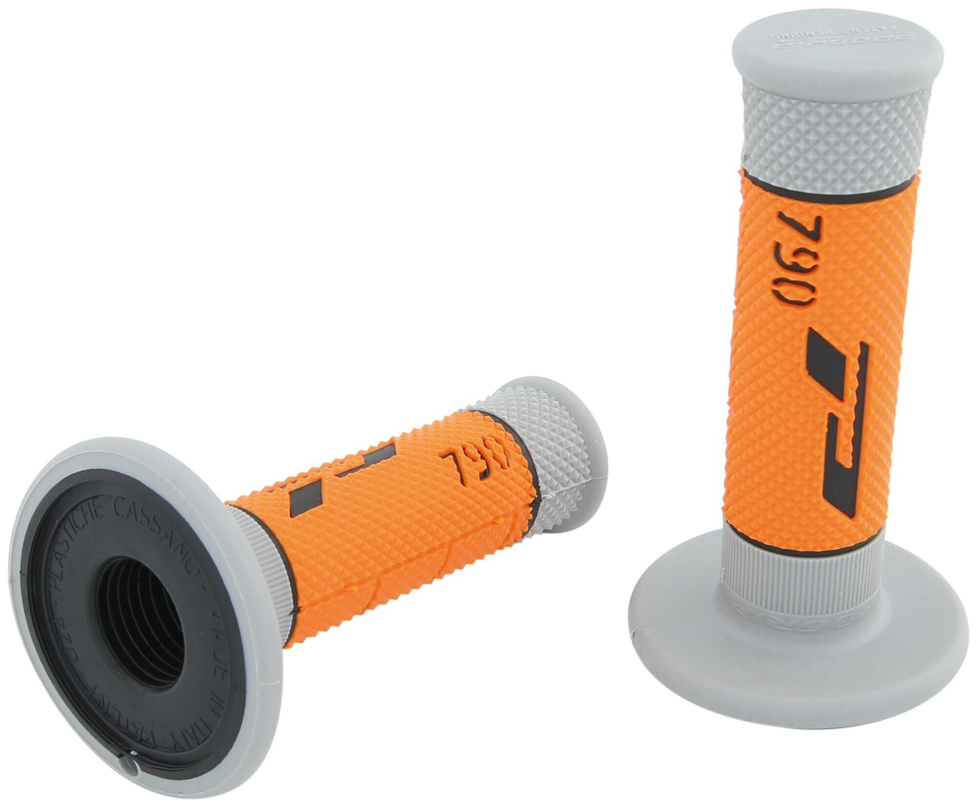 Chwyty Progrip 790 MX 115 mm zamknięte czarno-szare