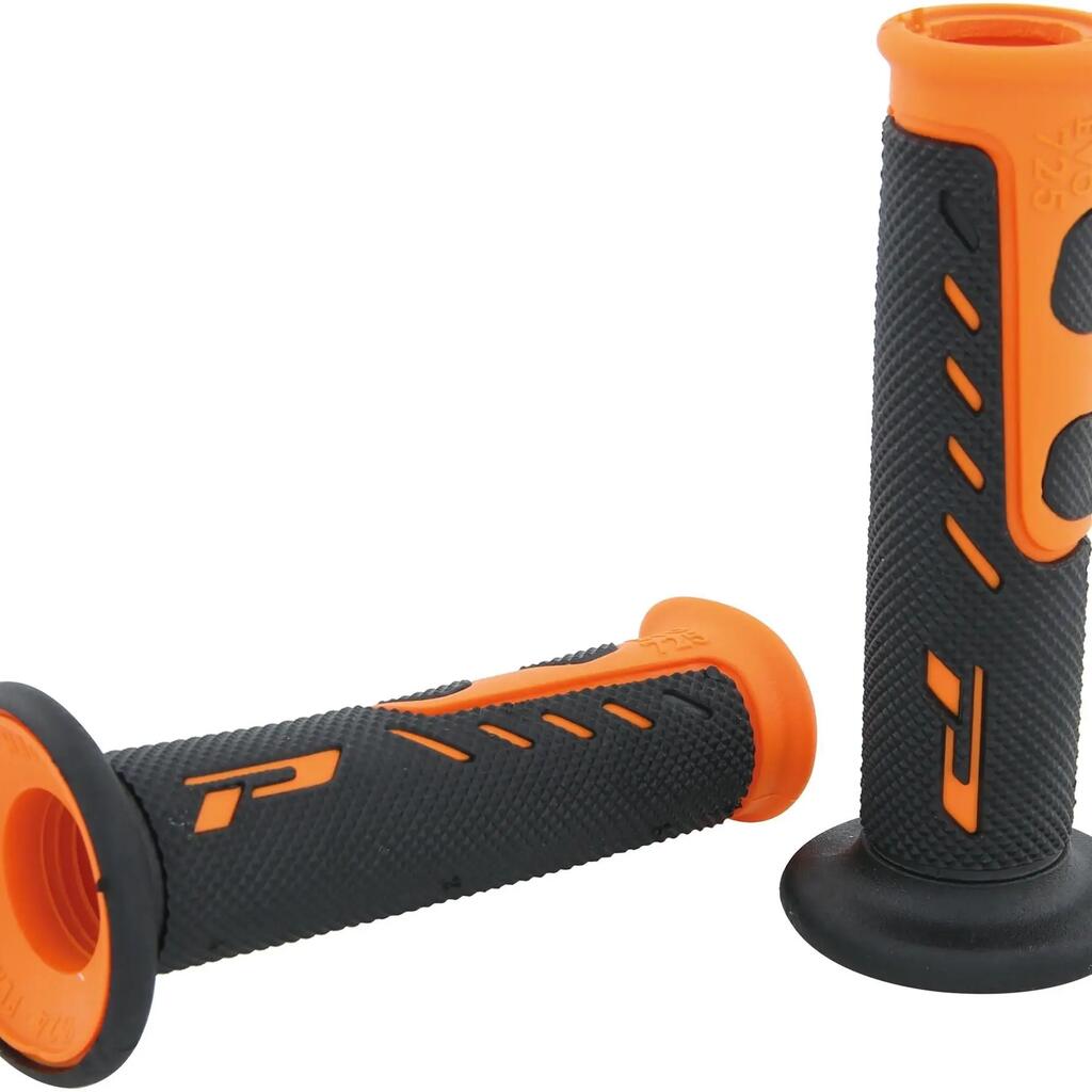 PROGRIP 725 Rubber Handlebar Grip — Open, 122 mm.