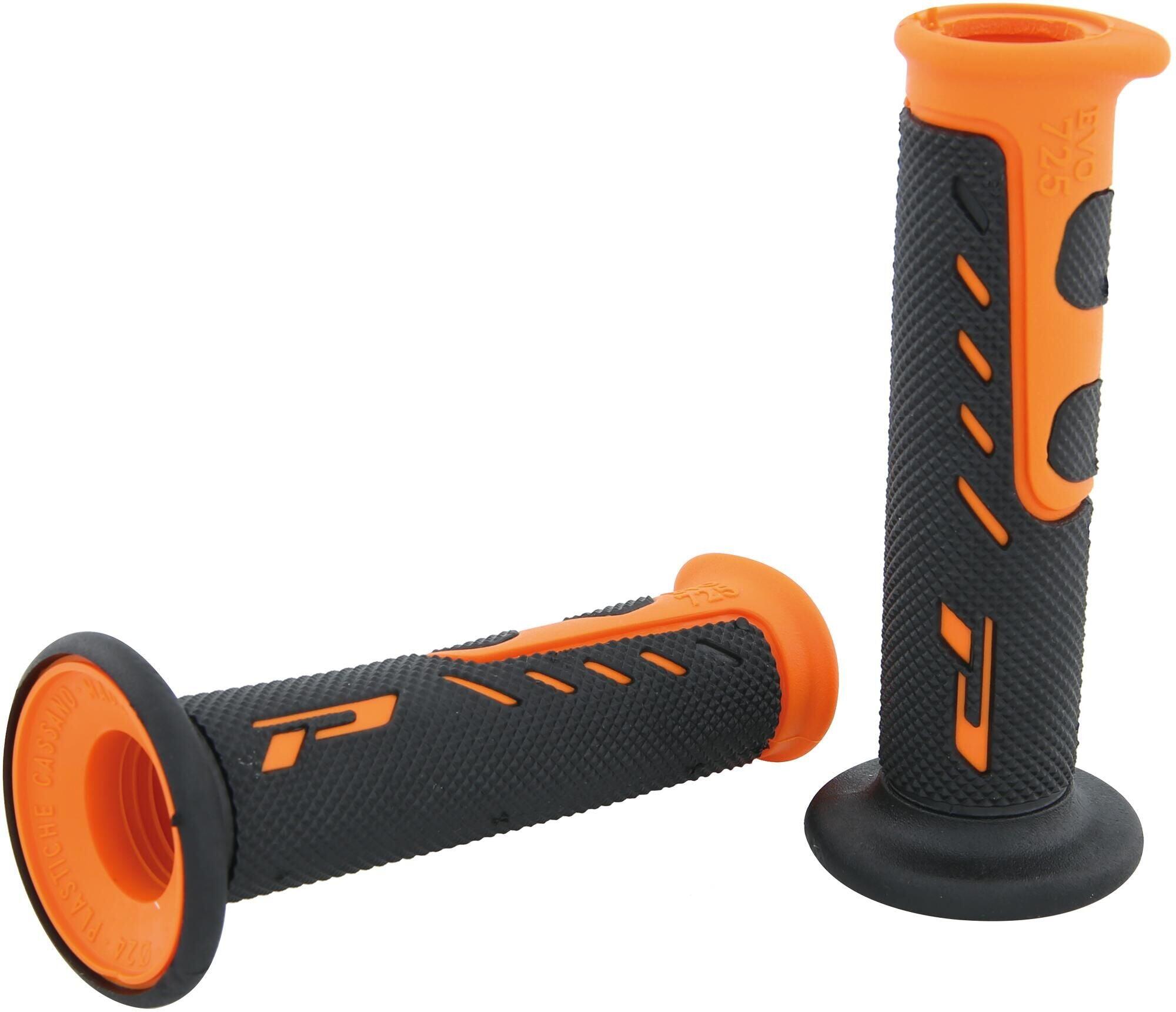 Chwyty Progrip 725 Road 2K otwarte 122 mm czarno-pomarańczowe