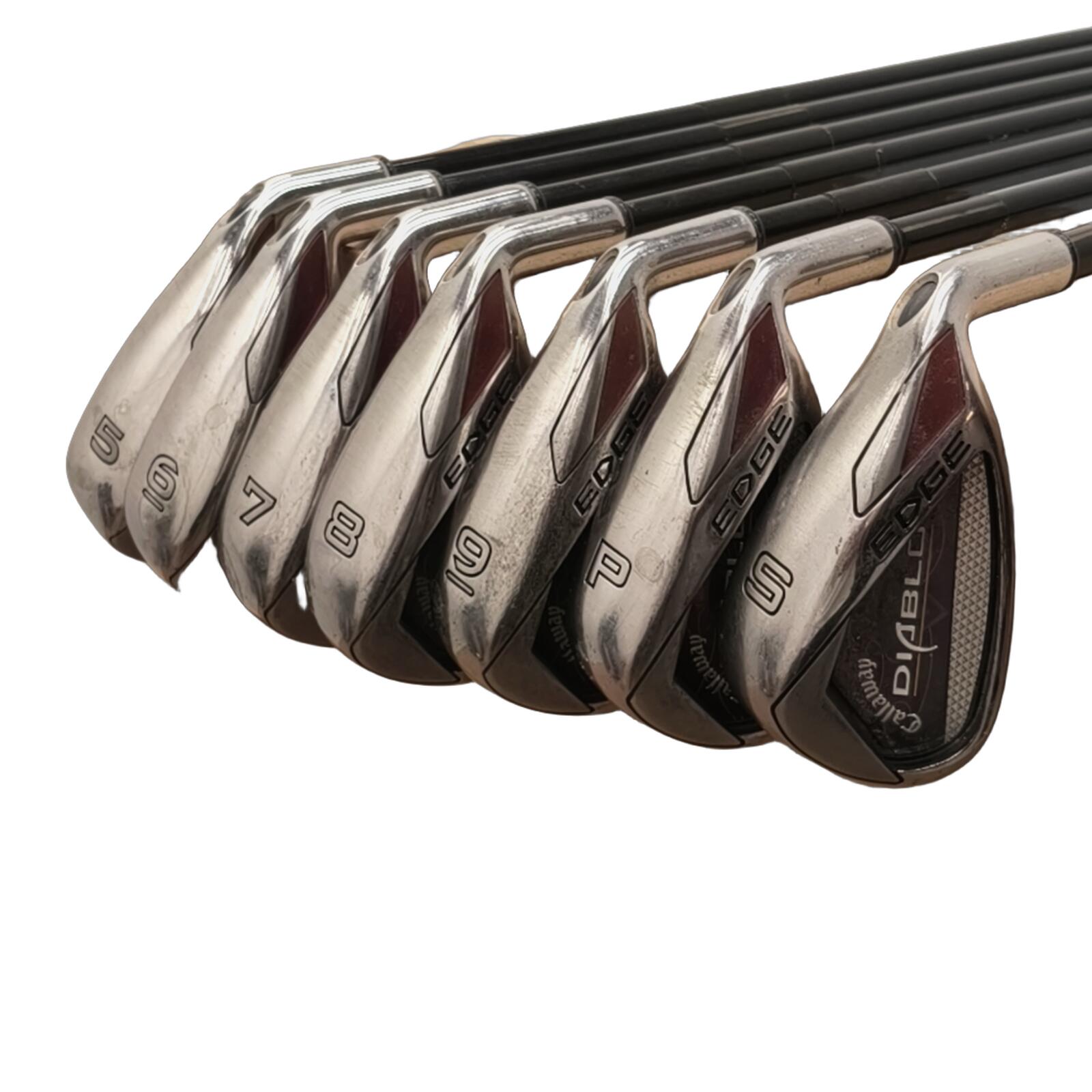 Callaway Diablo Edge IJzerset / 5-PW+SW / Flex A-flex / Grafiet 3/5