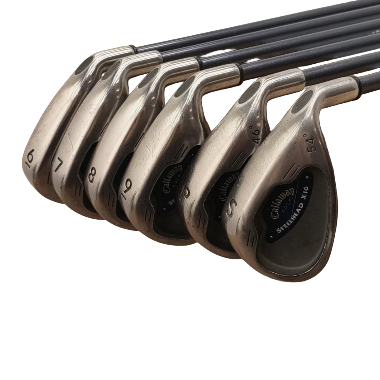 Linkshandig Callaway Steelhead X-16 IJzerset / 6-PW+SW / Flex A-flex / Grafiet 3/7