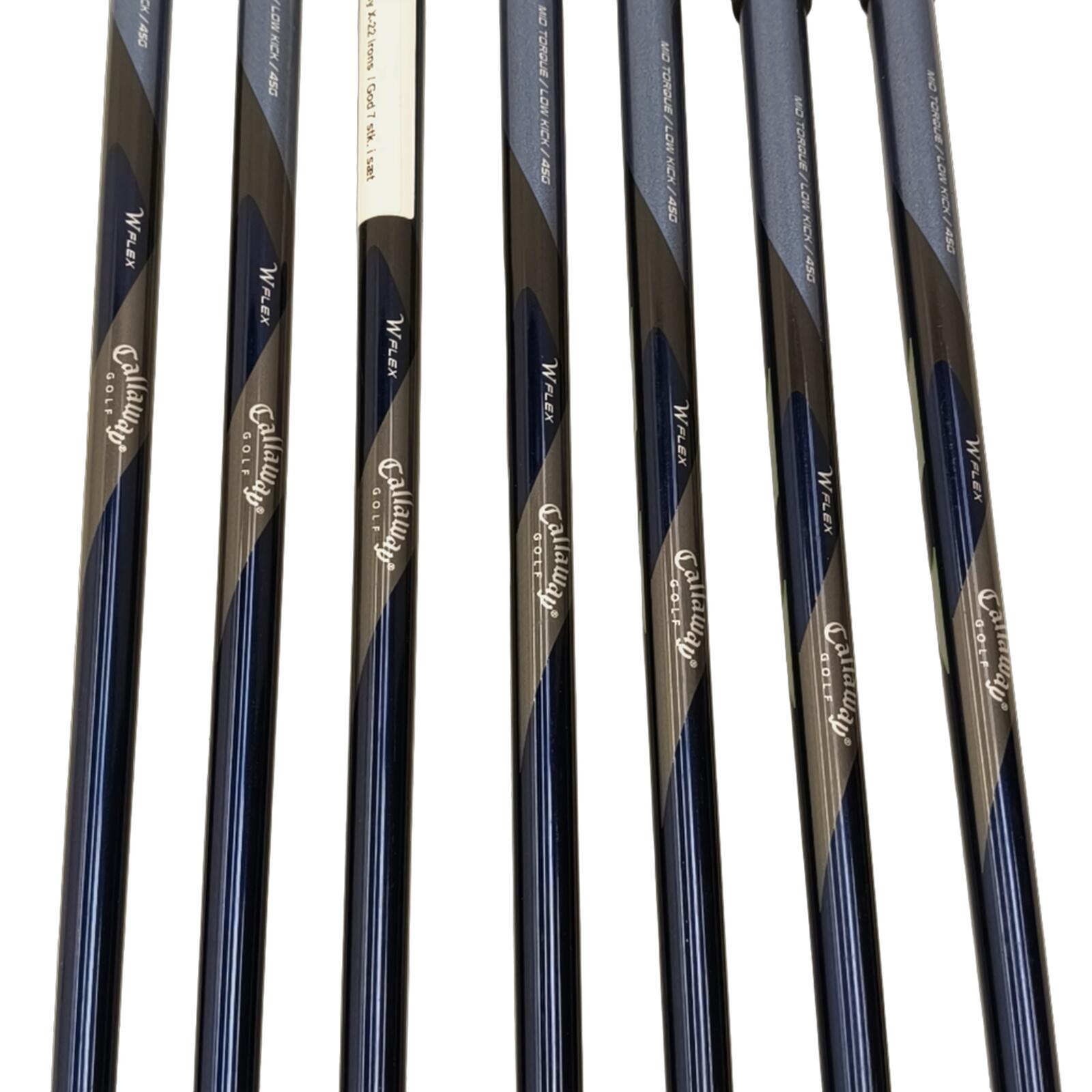 Callaway X-22 IJzerset / 5-PW+SW / Flex Ladies / Grafiet 4/7