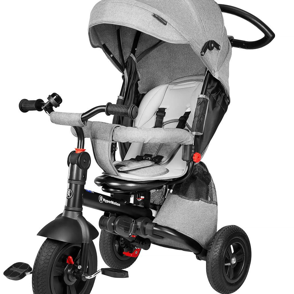 Baby tricycle - unisex - swivel seat - Tobi Velar - grey