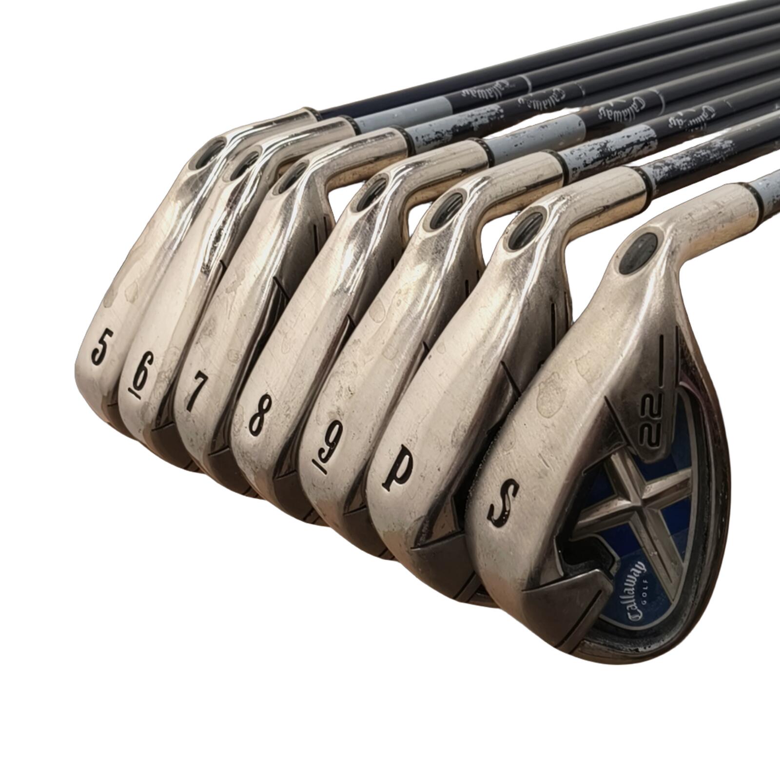 Callaway X-22 IJzerset / 5-PW+SW / Flex Ladies / Grafiet 3/7