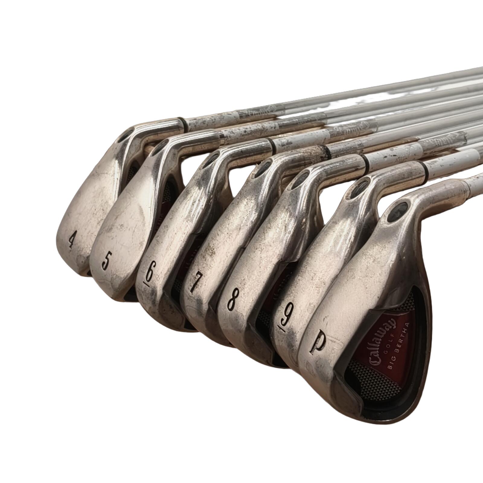 Callaway Big Bertha IJzerset / 4-PW / Flex Uniflex / Staal 3/7