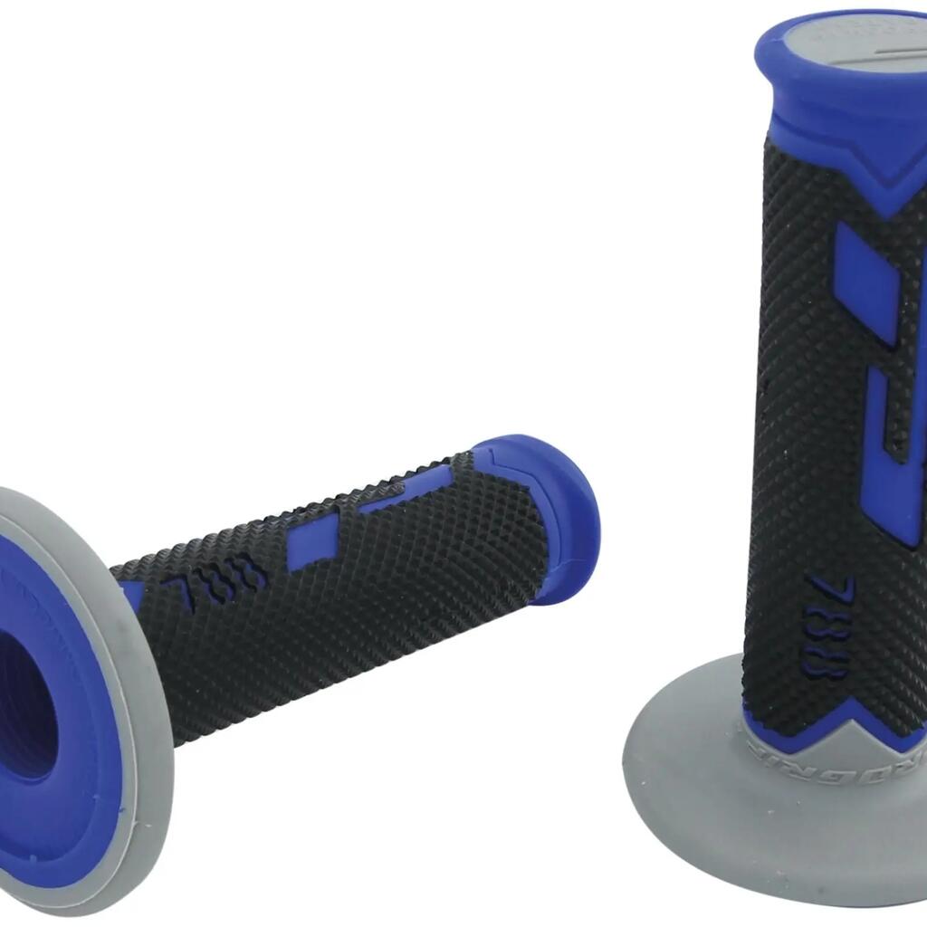 PROGRIP 788 Rubber Handlebar Grips, 115 mm, Closed.