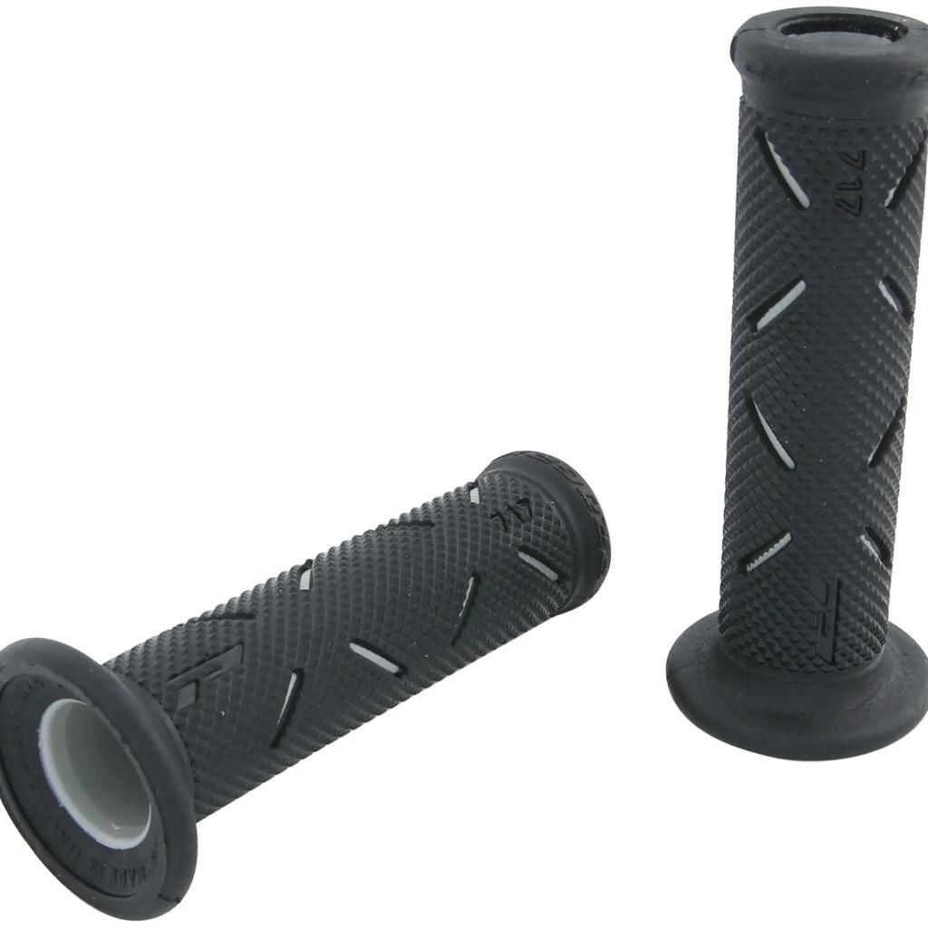 PROGRIP 717 Rubber Handlebar Grip, 122 mm, Open.
