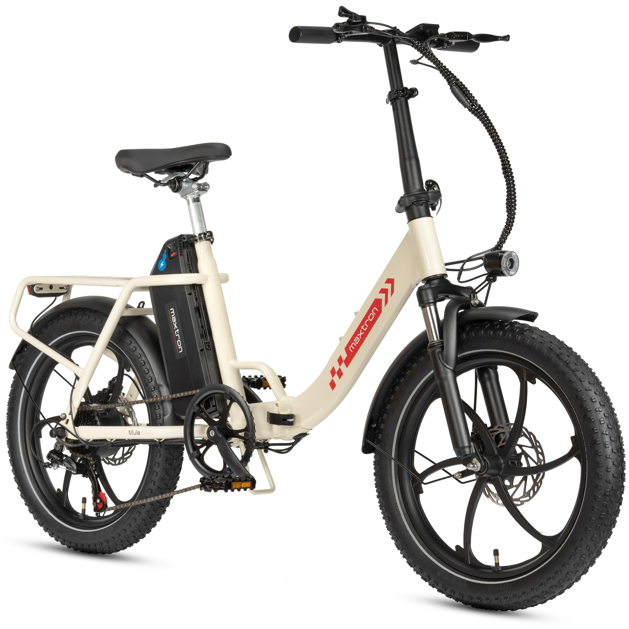 MULE Bicicletta elettrica pieghevole 20" 250W 48V 20Ah fino a 70 km 7 velocità 2/5