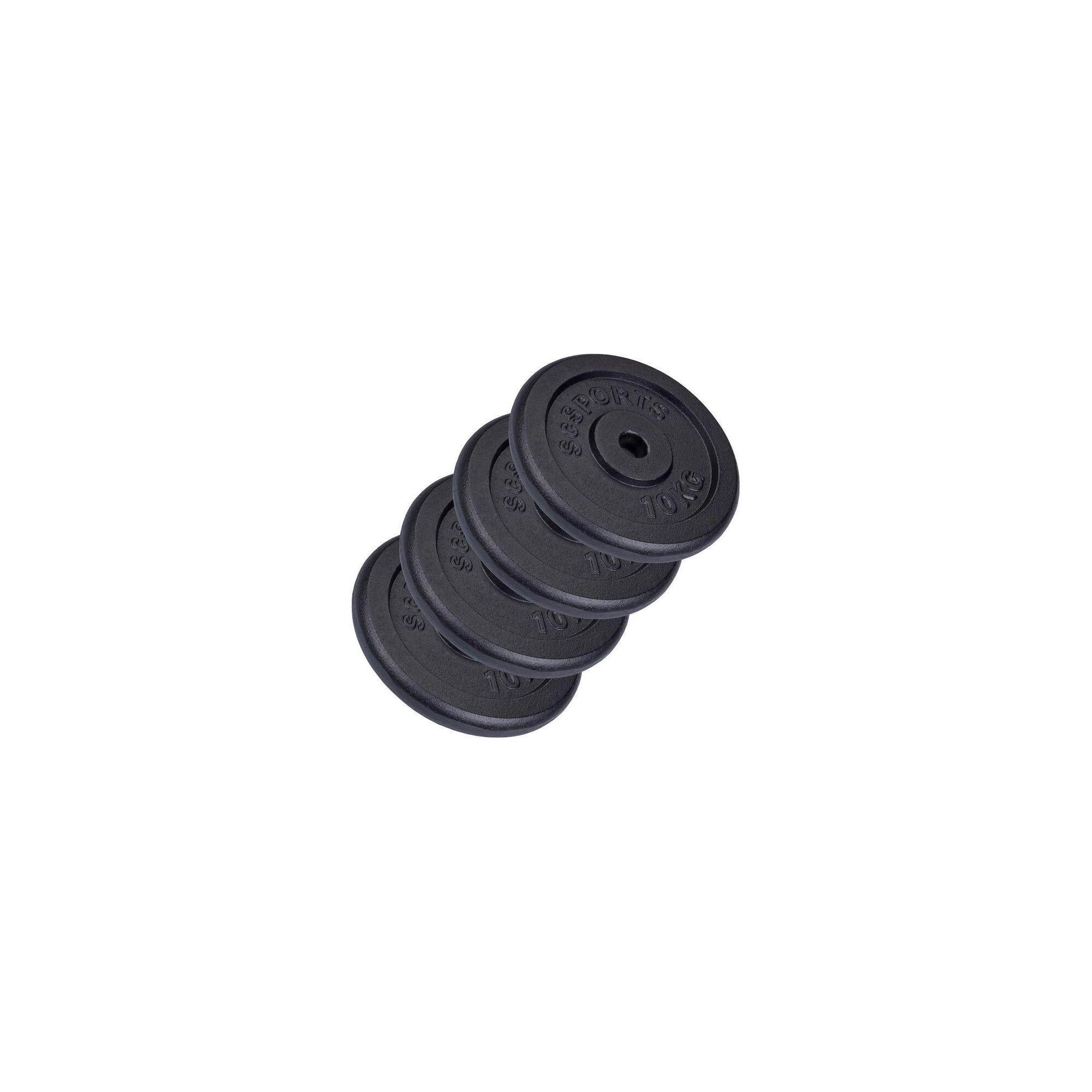 Set de discuri de greutate 30 si 31 mm fonta 40 KG