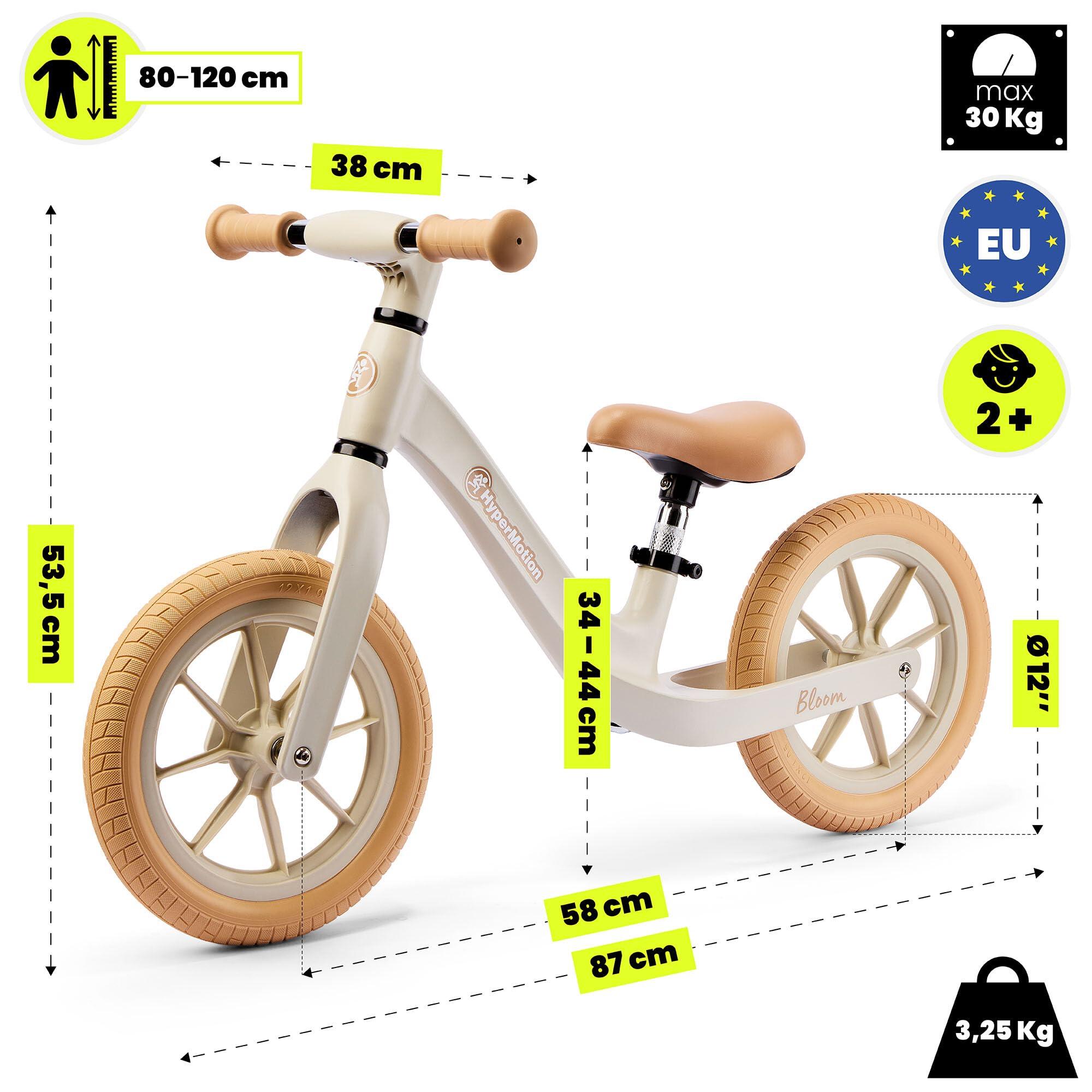 Bicicletta senza pedali per bambini - unisex - 12 pollici magnesio - HyperMotion 8/9