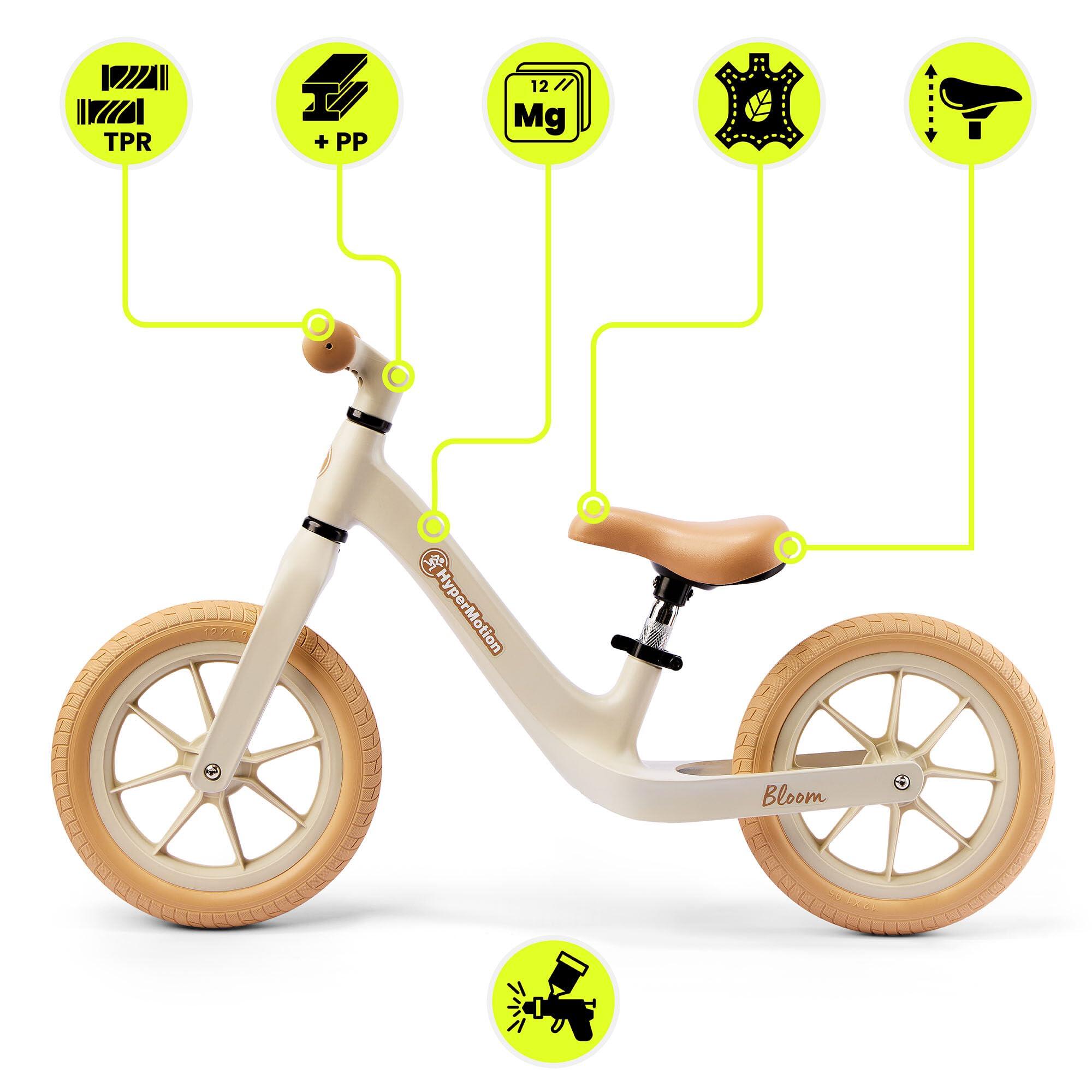 Bicicletta senza pedali per bambini - unisex - 12 pollici magnesio - HyperMotion 4/9