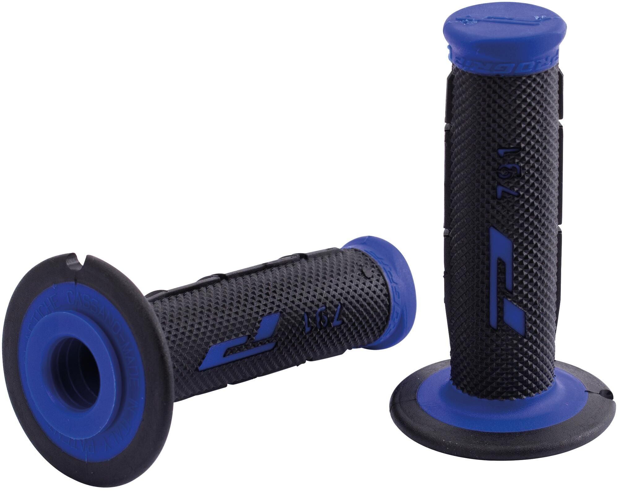 Chwyty Progrip 791 MX 2K zamknięte 115 mm czarno-niebieskie