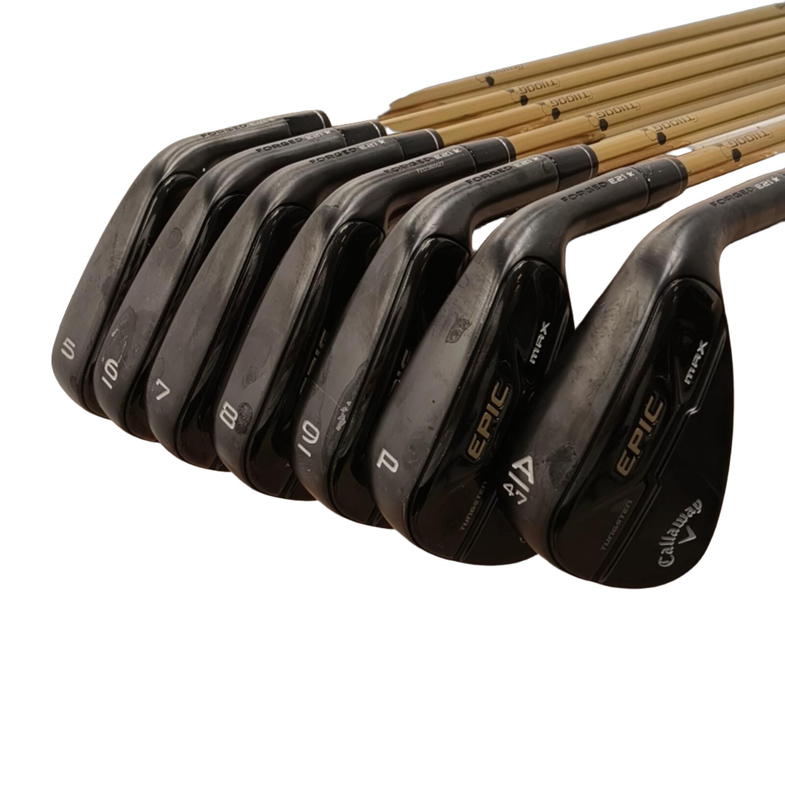 Callaway Epic Max ✩ IJzerset / 5-PW+AW / Flex Regular / Grafiet 3/7