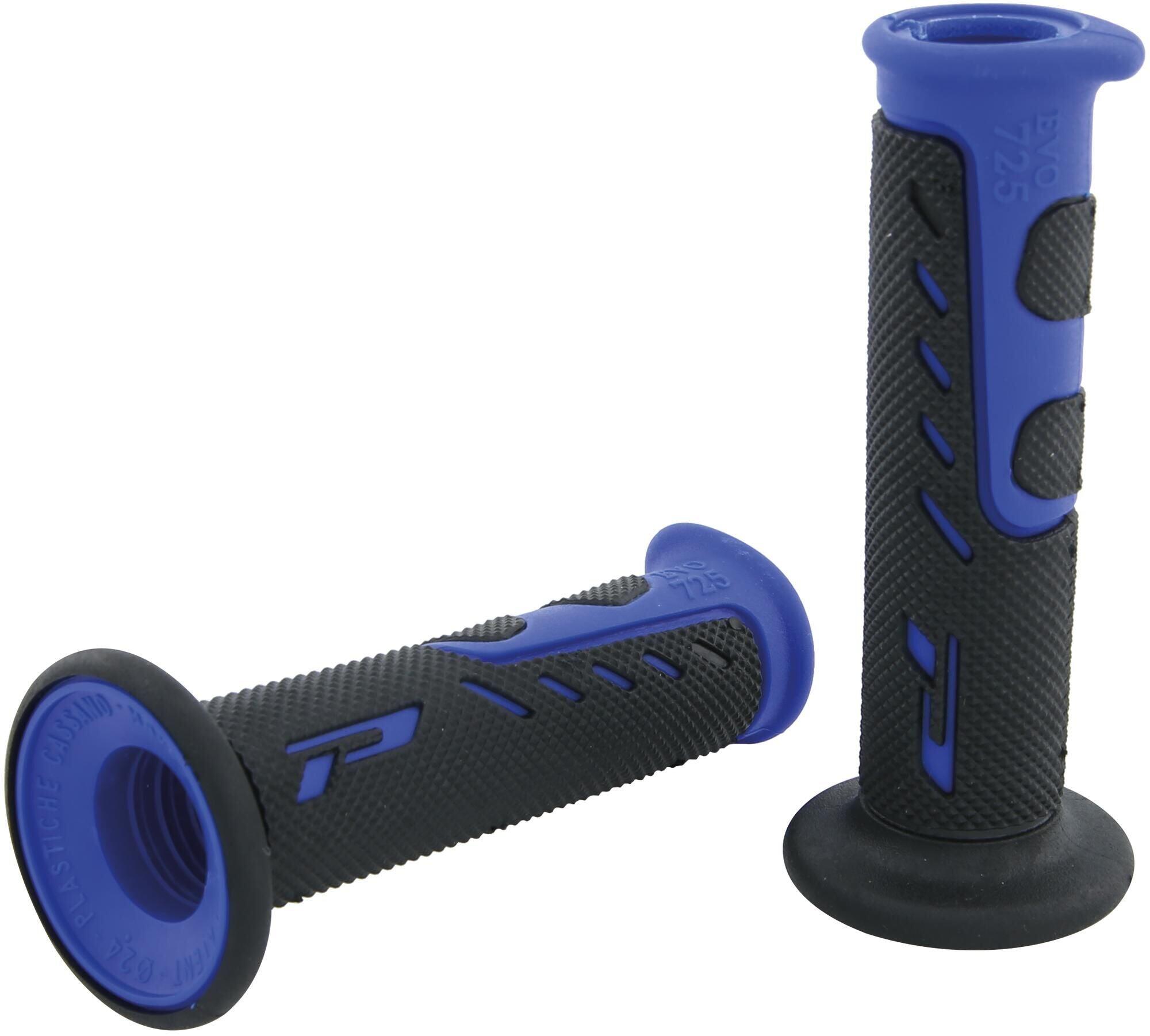 Gripy Progrip 725 Road 2K 122 mm otwarte czarno-niebieskie