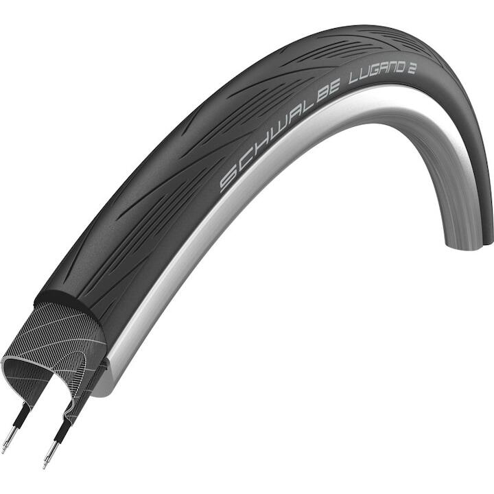 Anvelopa cauciuc cursiera Schwalbe Lugano II 700 x 23c, anti pana K-Guard