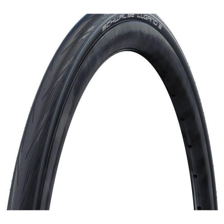 Anvelopa cauciuc cursiera Schwalbe Lugano II 700 x 23c, anti pana K-Guard