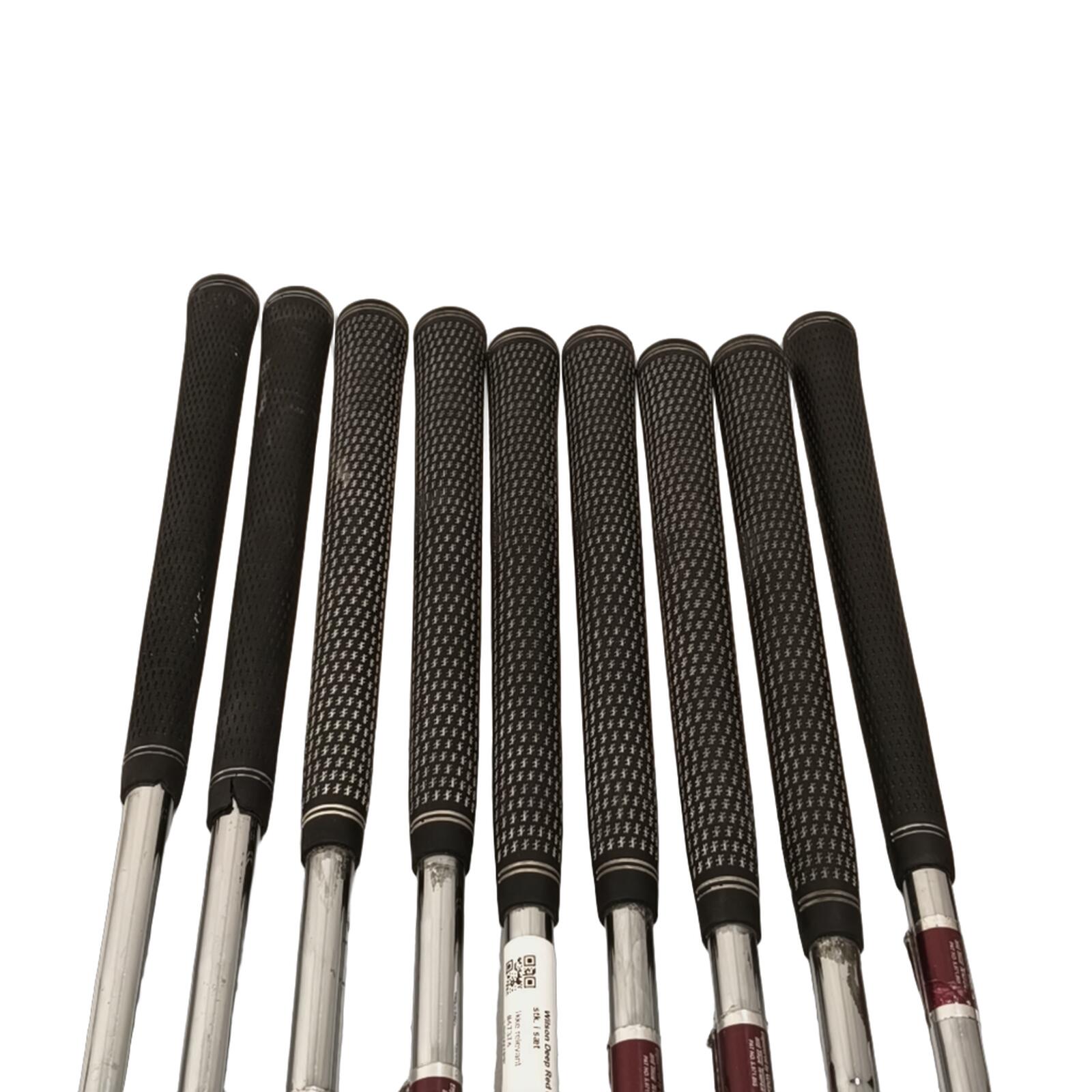 Wilson Deep Red Série de fers / 3-PW+SW / Flex Regular / Acier 5/7