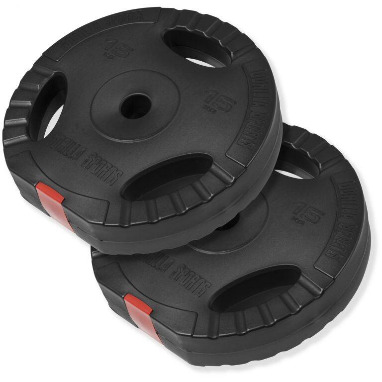 Discuri din plastic umplute cu ciment cu prinderi 1,25 - 15 kg 30/31mm