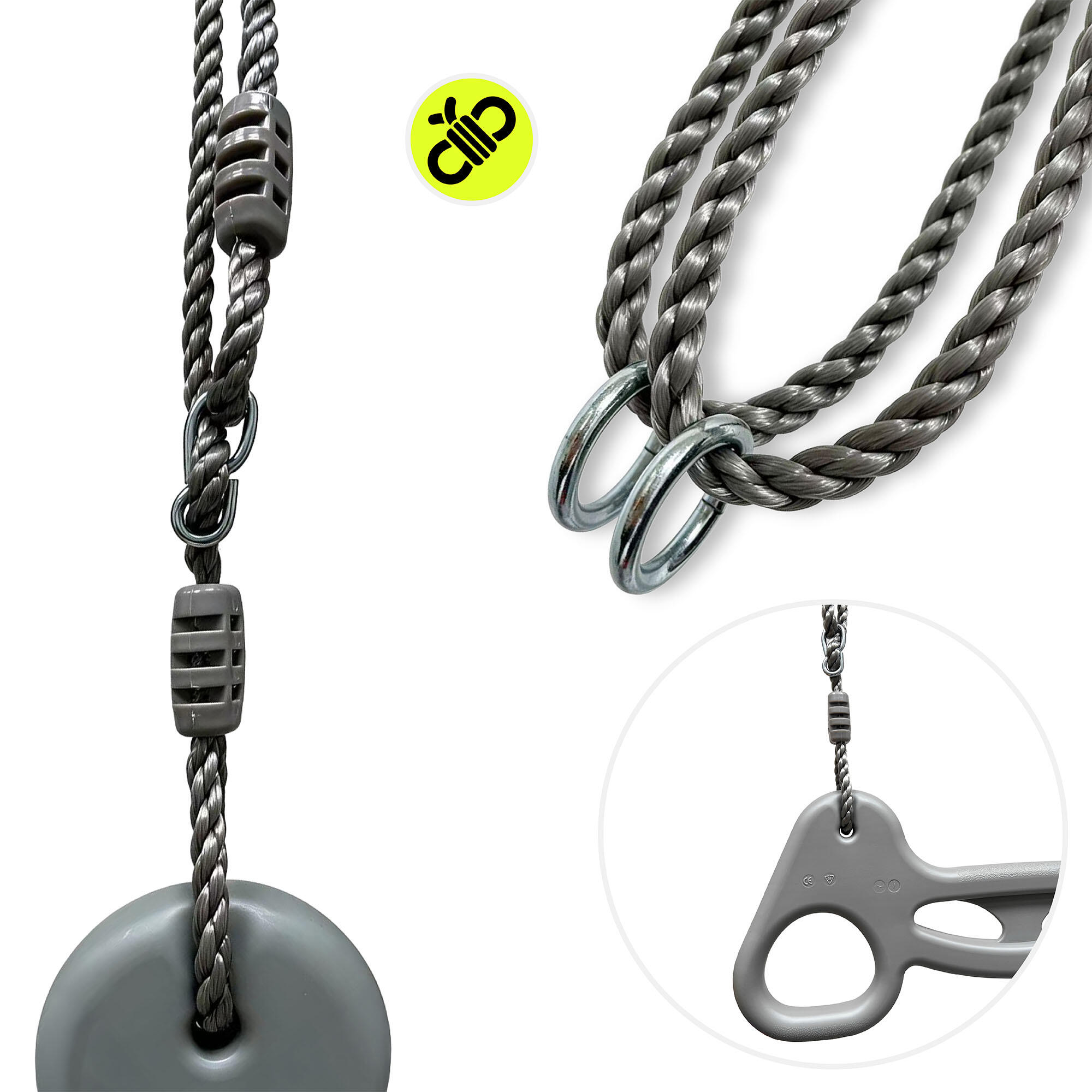 Turntrapez – unisex – verstellbar – Hypermotion – grau 6/7
