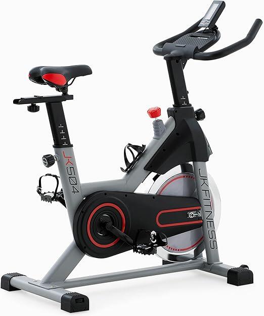 JK Fitness Indoor Bike JK 504 Spin Bike Cyclette, Freno Meccanico 1/7