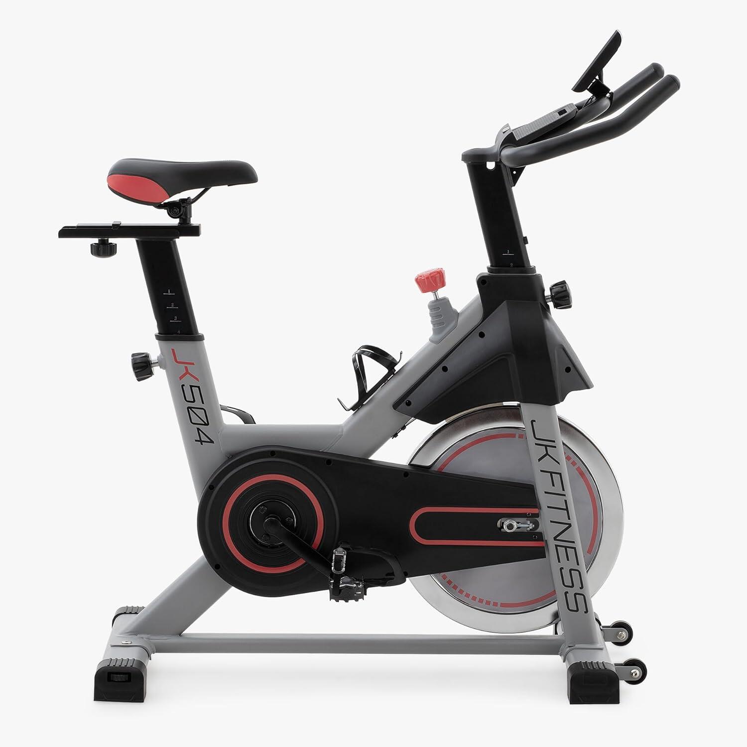 JK Fitness Indoor Bike JK 504 Spin Bike Cyclette, Freno Meccanico 2/7