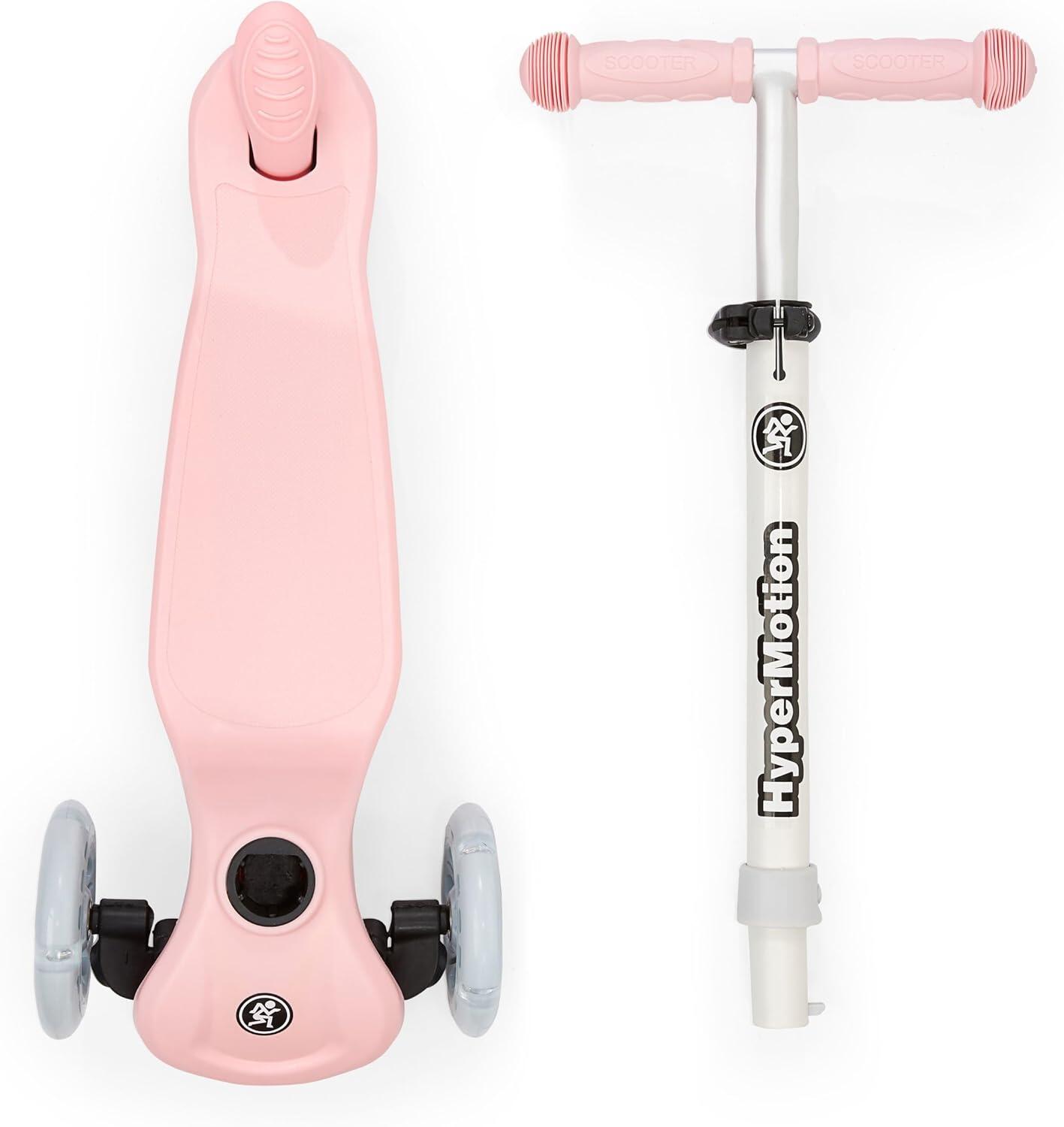 Trottinette d'équilibre enfant - fille - 3 roues led - rose 7/7