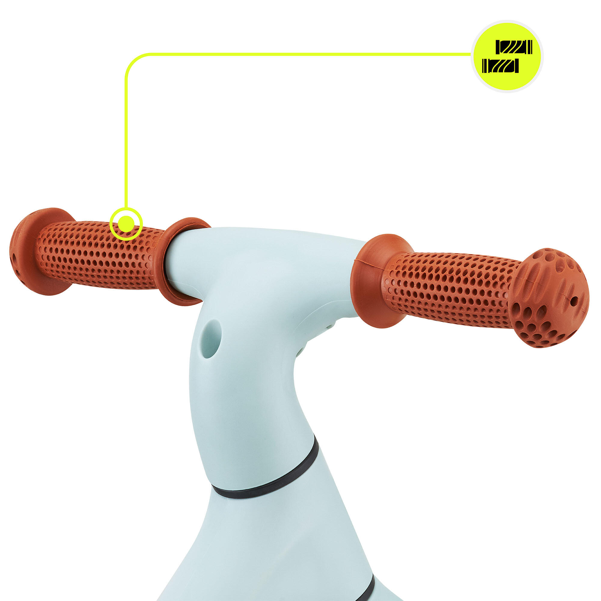 Draisienne - vélo - mixte - ultra-légère, selle réglable - vert 6/7