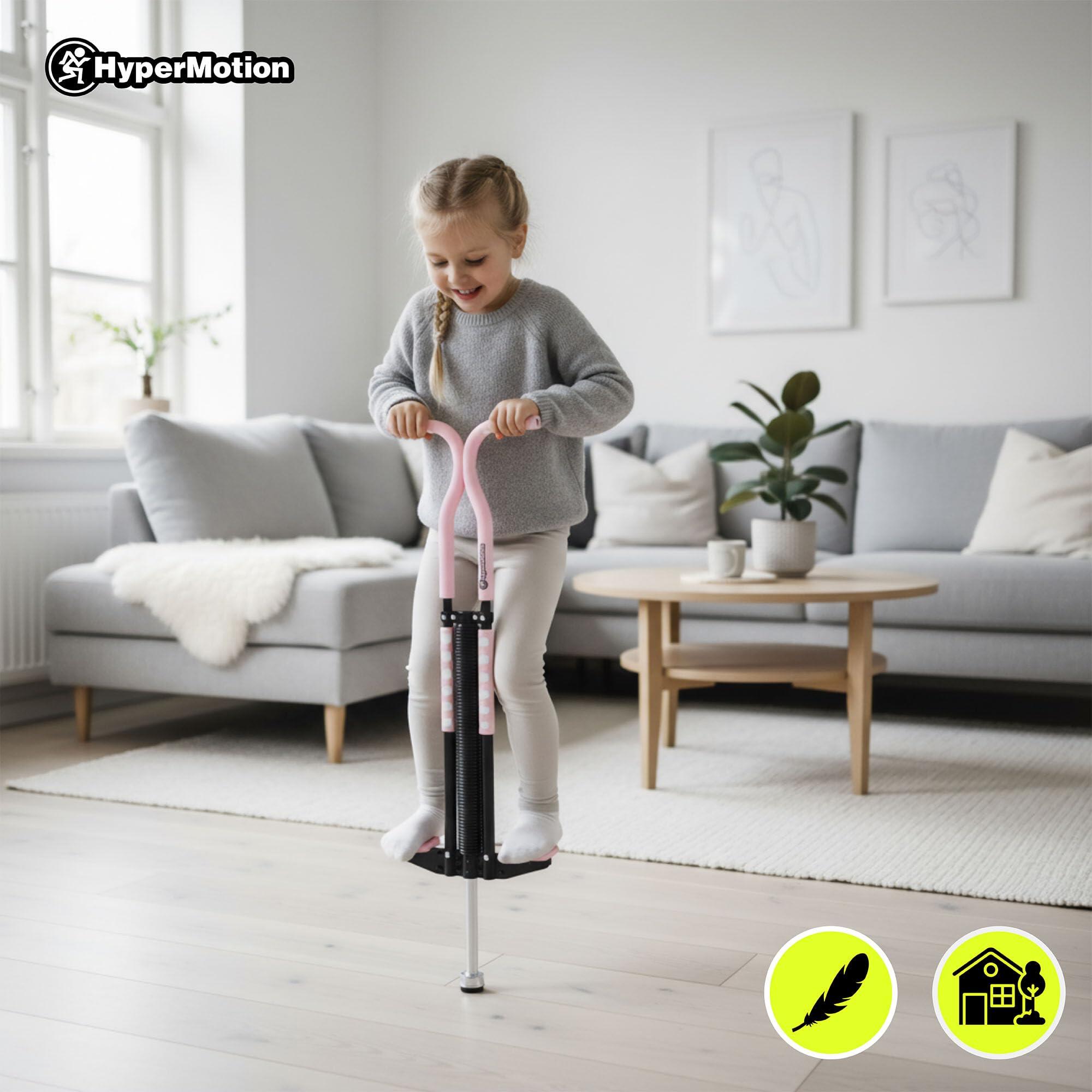 Pogo stick - motricidade - unissex - mola 50 kg - rosa 5/9
