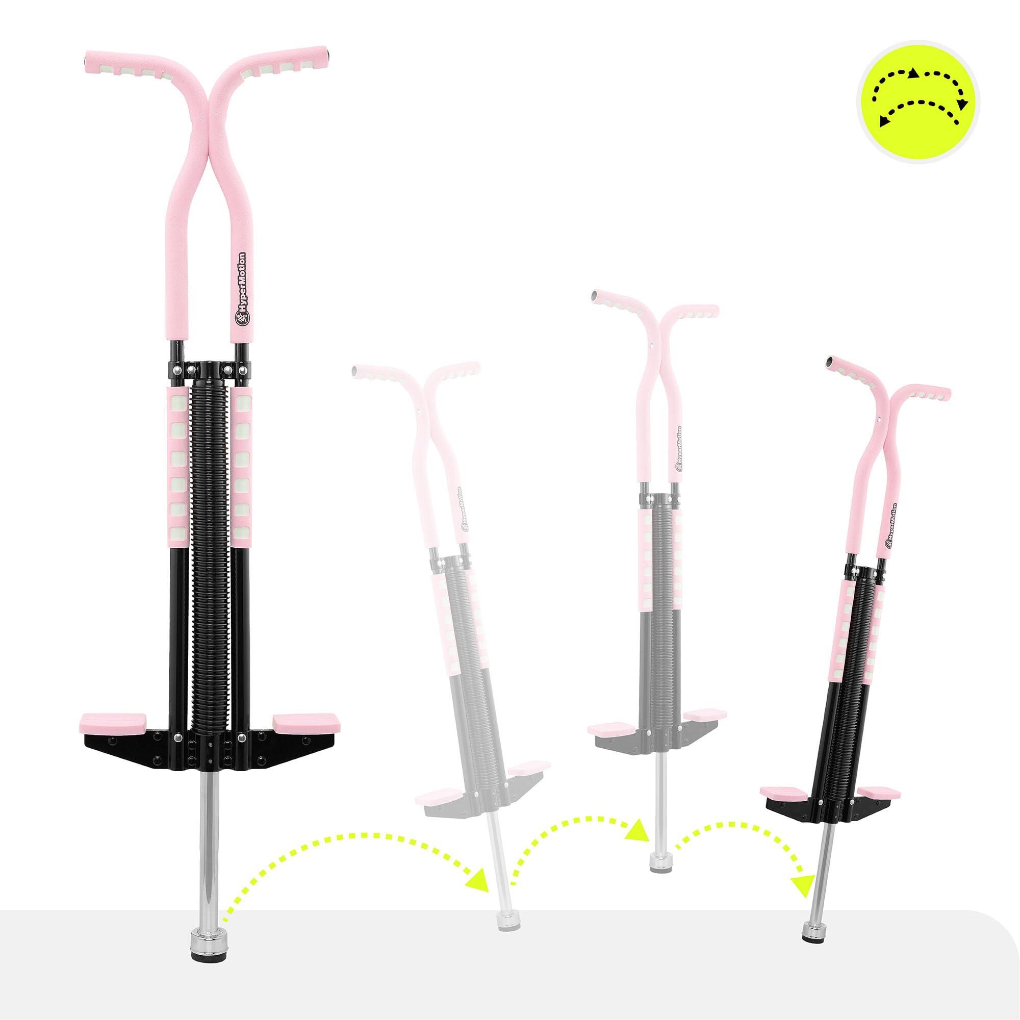 Pogo stick - motricidade - unissex - mola 50 kg - rosa 4/9
