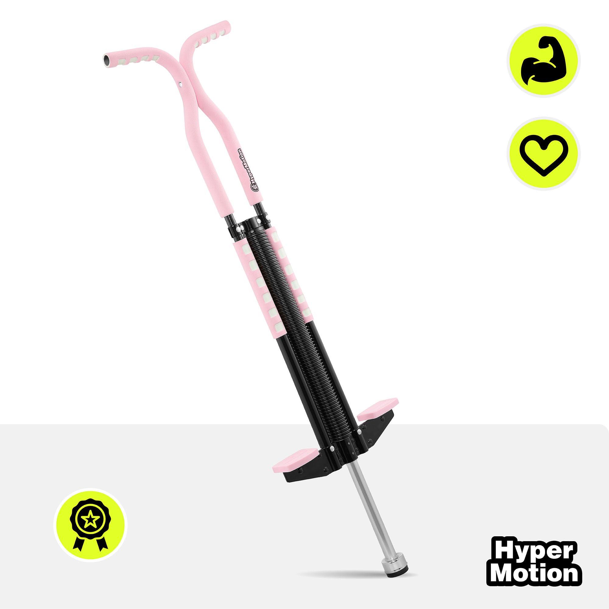 Pogo stick - motricidade - unissex - mola 50 kg - rosa 2/9