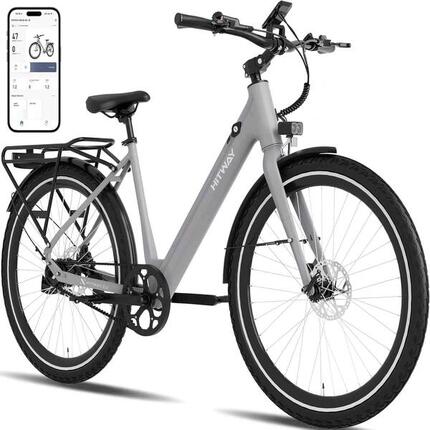 Vélo de ville électrique cadre bas courroie capteur de couple bk18pro