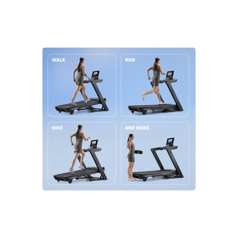 Banda de alergare Nordic Track USA Comercial 1250 cu ecran 10 inch pivotant