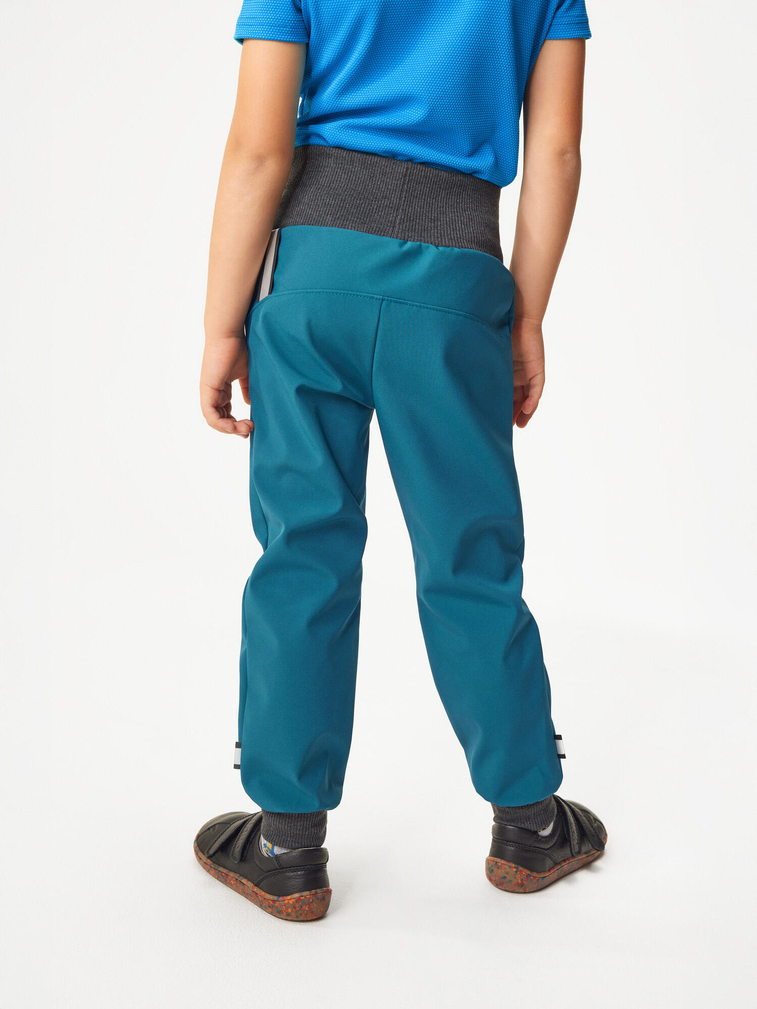 Softshell-Hose mit Fleece für Kinder Street, Kobalt 4/7
