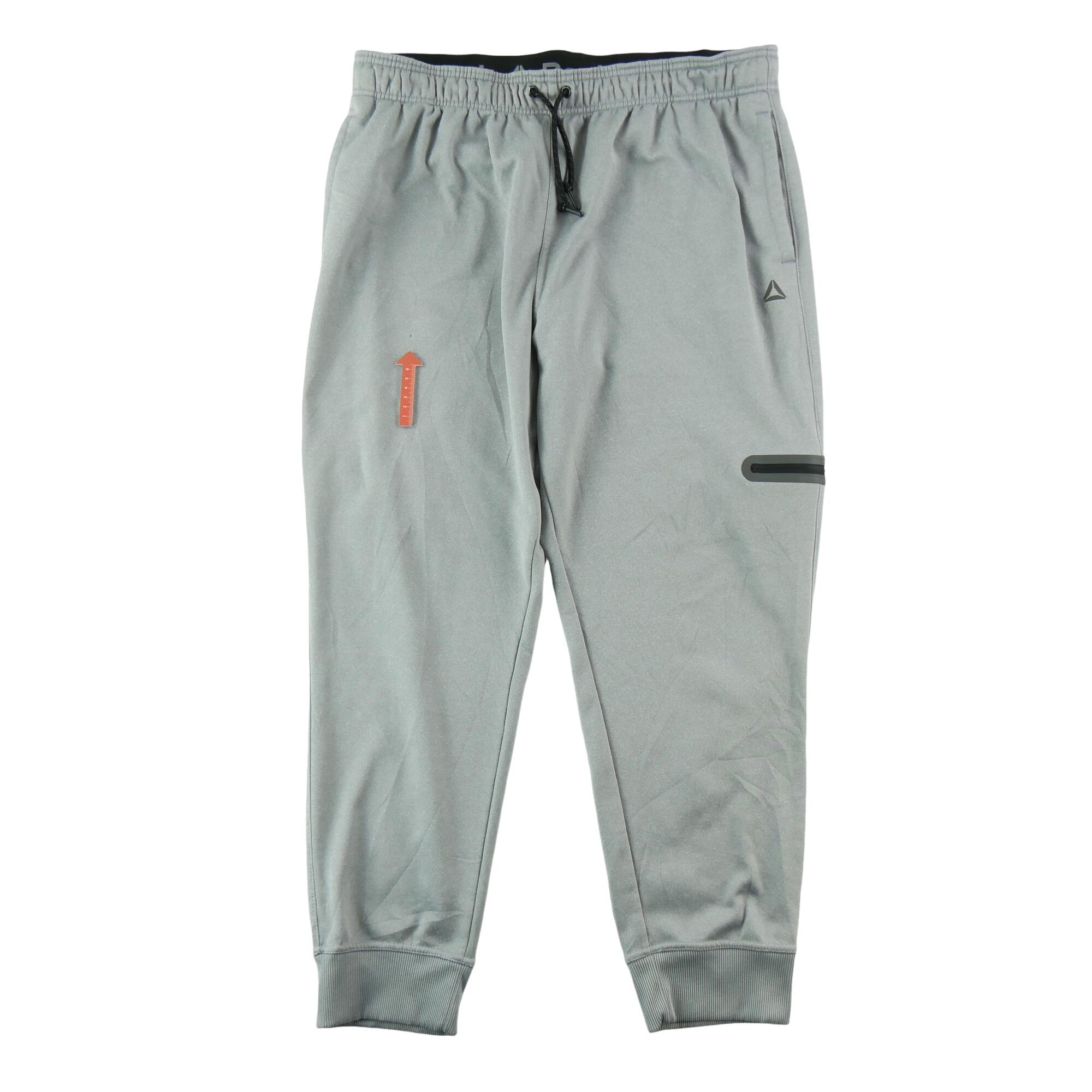 Tweedehands - Reebok Heren Joggingbroek Grijs - Goede staat 6/7
