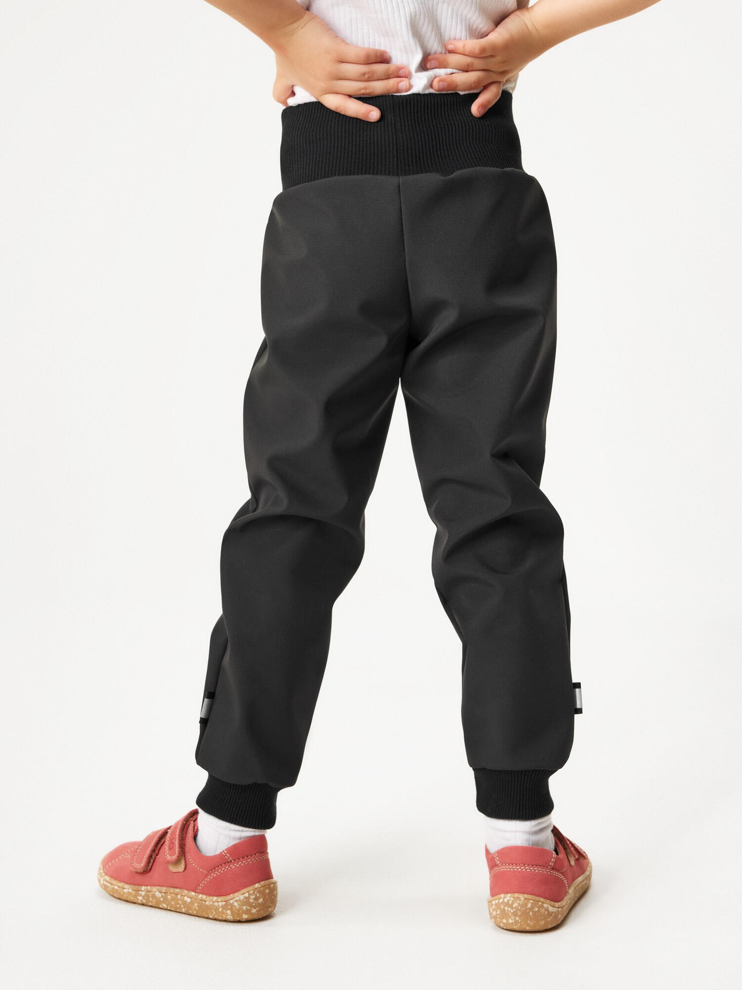Softshell-Hose mit Fleece für Kleinkinder Street, Schwarz 3/7