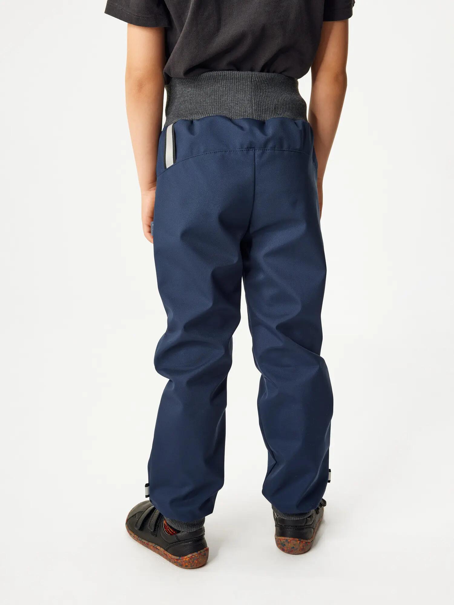 Softshell-Hose mit Fleece für Kinder Street, Dunkel Blau Schwarz 3/5