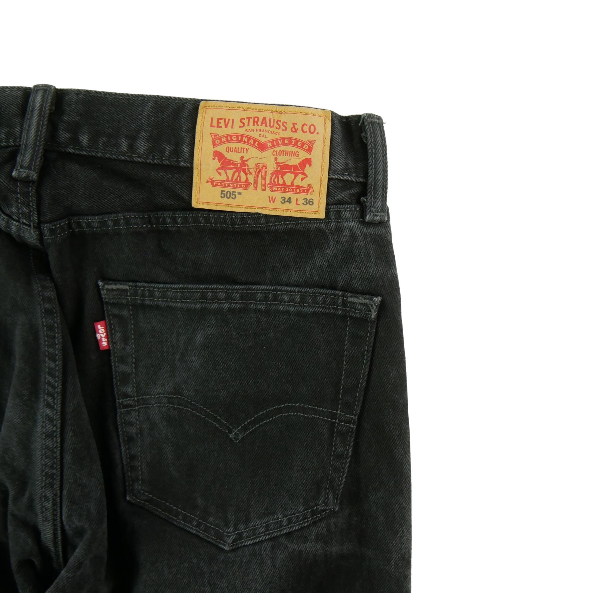 Segunda Vida - Levi Strauss Jeans Hombre 505 Normal - Muy Bueno 7/7