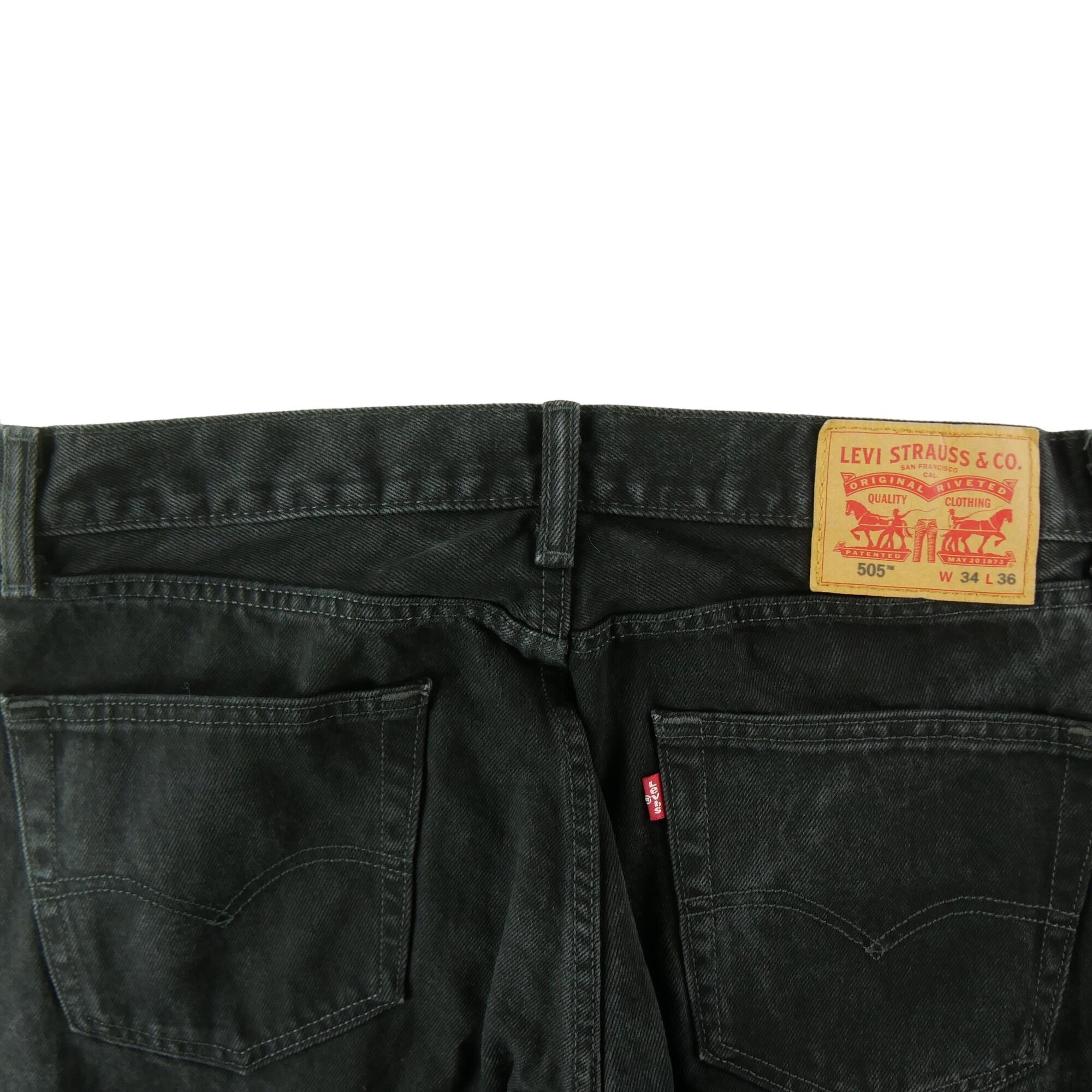 Segunda Vida - Levi Strauss Jeans Hombre 505 Normal - Muy Bueno 4/7