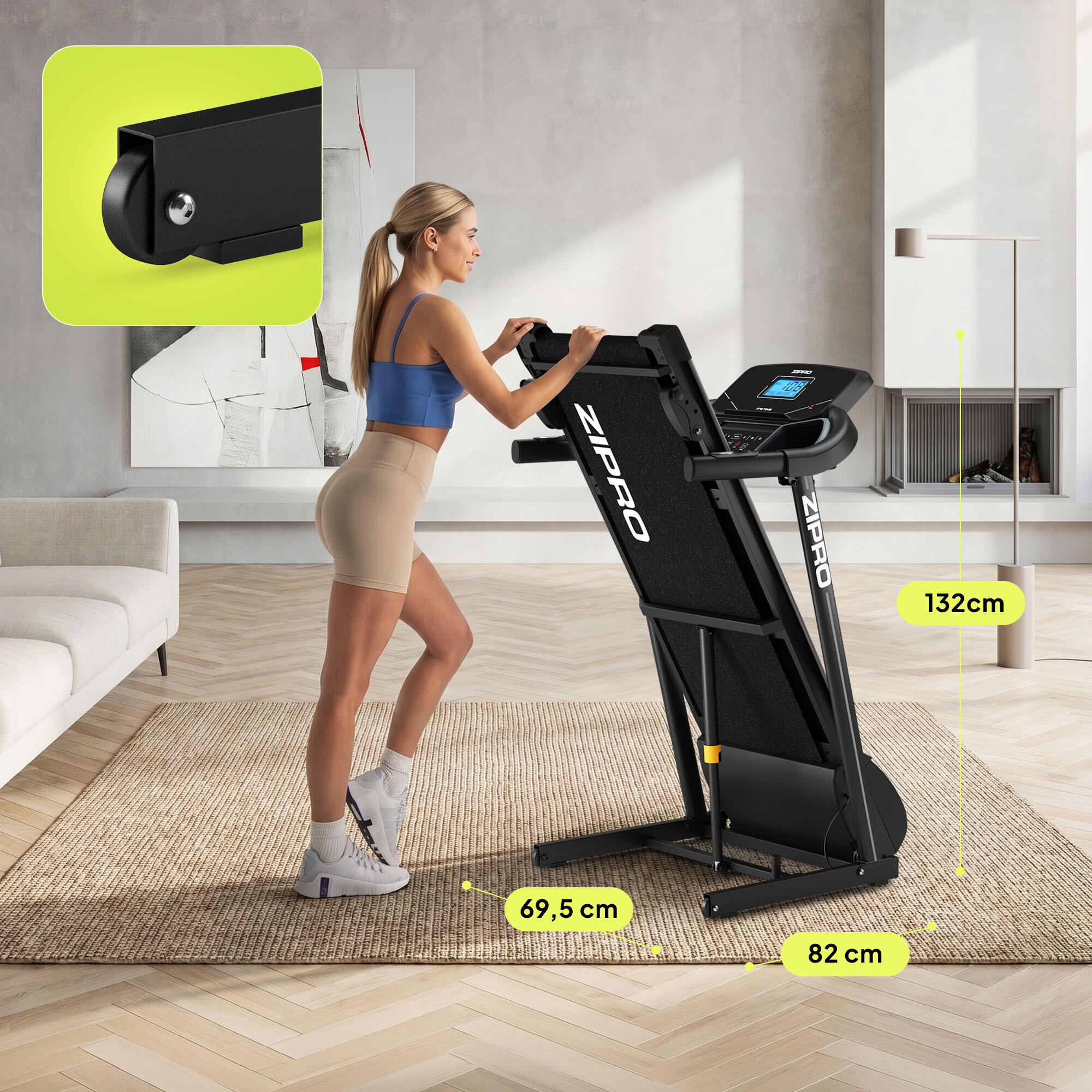 Passadeira eléctrica para correr  Zipro Colt 6/16