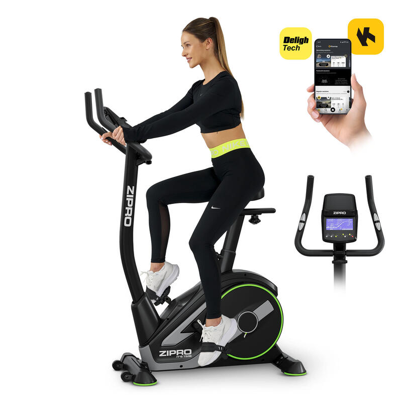 Bicicletă de Apartament electromagnetica Zipro Rave Zwift Kinomap display LCD